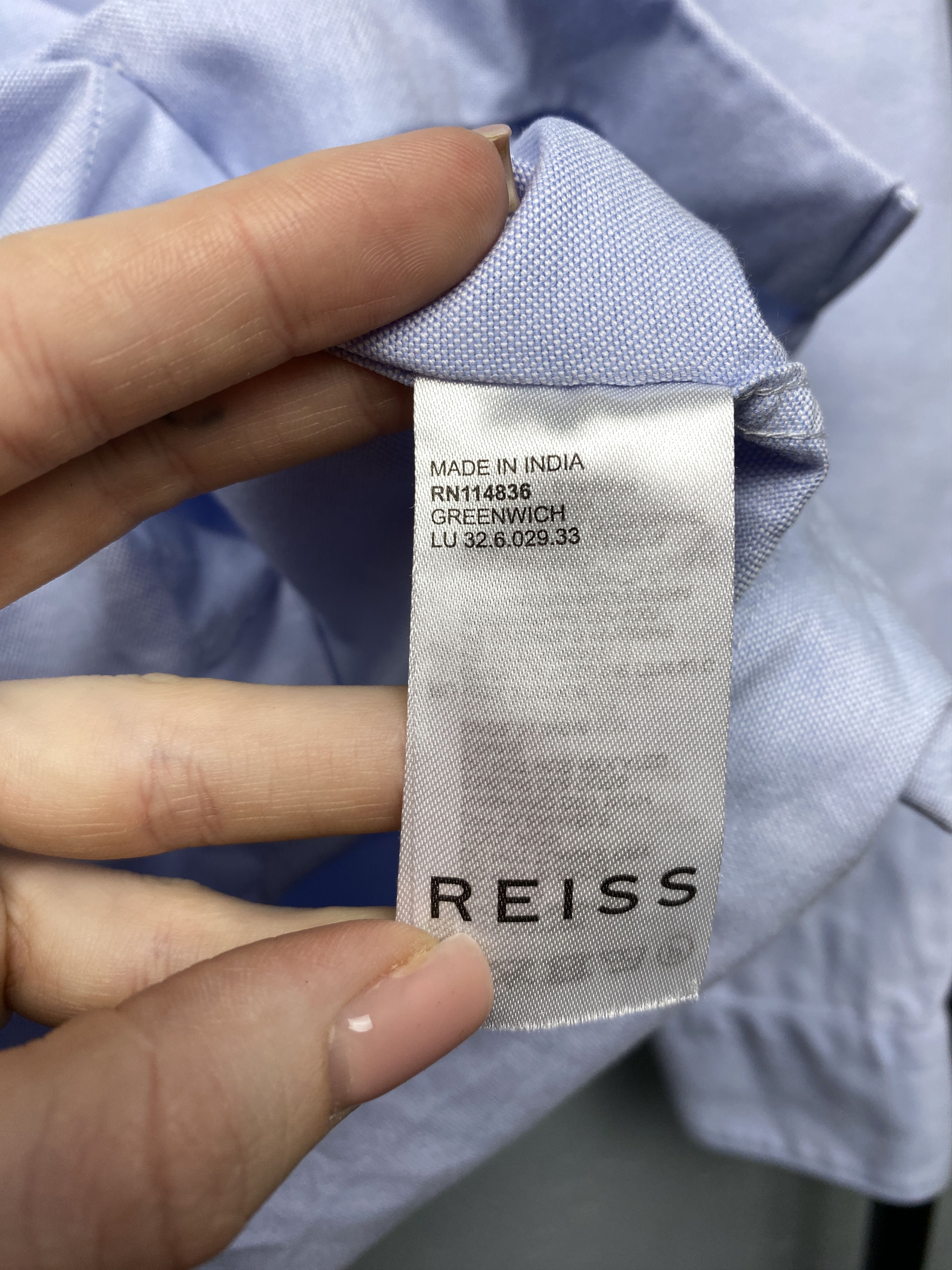 Reiss Reiss Mens Long Sleeve Shirt Size US M / EU 48-50 / 2 - 4 Thumbnail