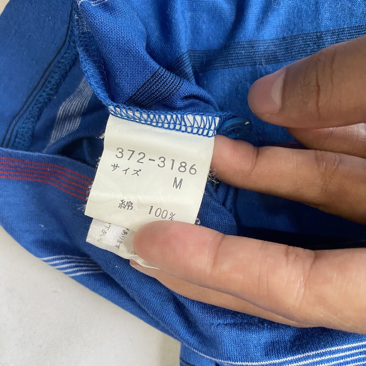 Japanese Brand × Pierre Balmain × Vintage Japan Market Pierre Balmain Paris Striped Henley Tees Size US M / EU 48-50 / 2 - 10 Thumbnail