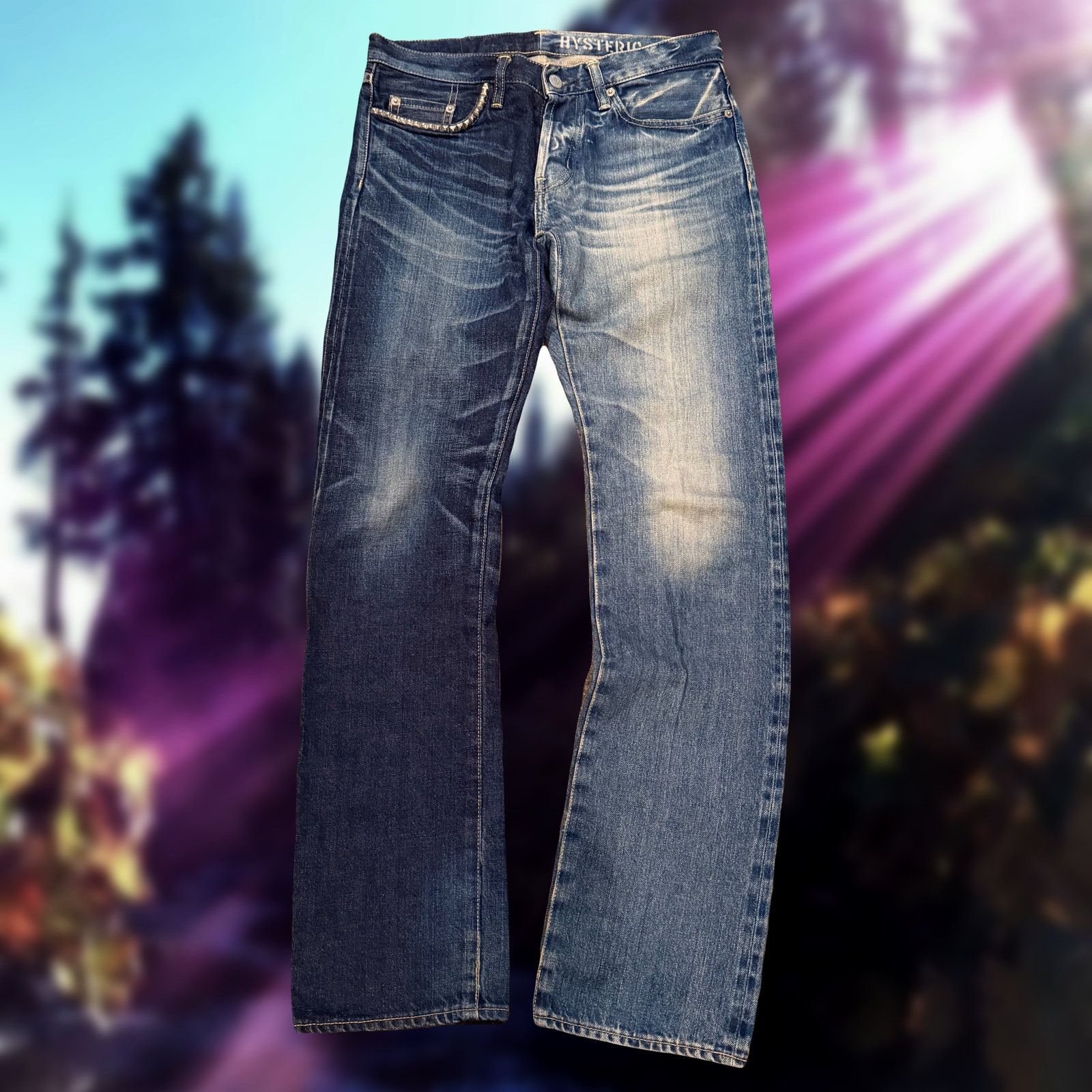 Hysteric Glamour Hysteric glamour hybrid corolla jeans boot cut fit studded Size US 30 / EU 46 - 1 Thumbnail
