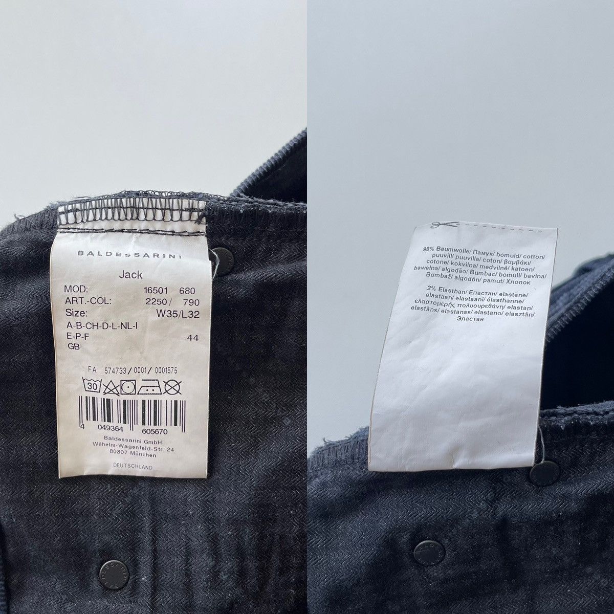 Baldessarini Baldessarini Jeans Jack Regular Fit Stretch Corduroy Pants Size US 35 - 9 Thumbnail