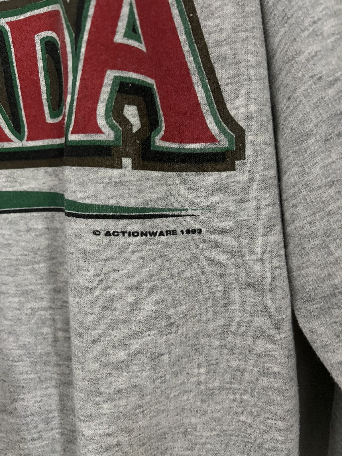 Vintage Vintage 1993 Actionwear Canada Sweatshirt Size US M / EU 48-50 / 2 - 2 Thumbnail