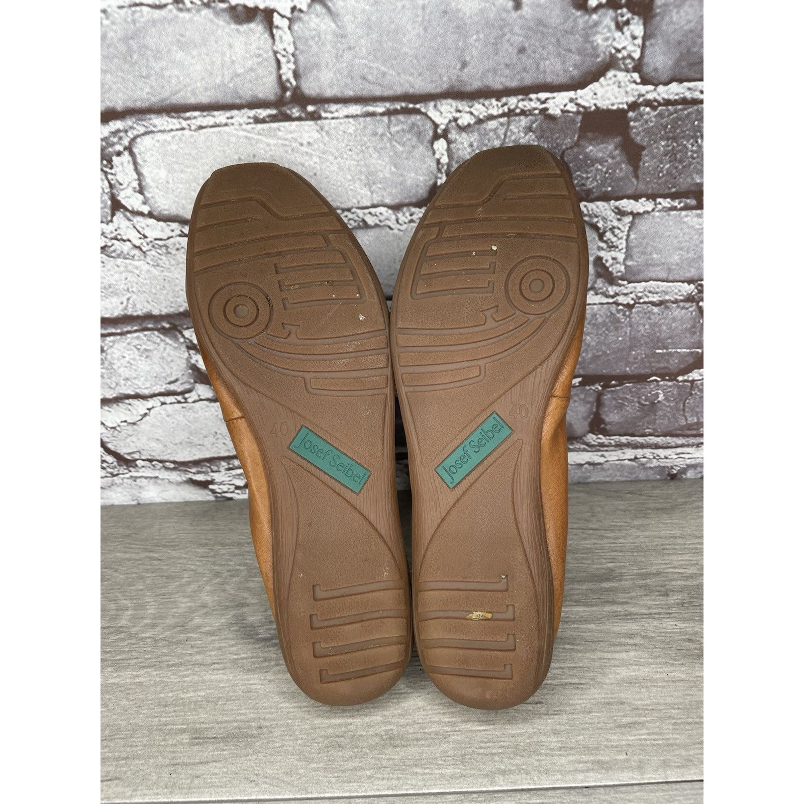 JOSEF SEIBAL Josef Seibel Fenja Brown Leather Ballerina Ballet Flats Wome Size US 9.5 / IT 39.5 - 7 Thumbnail