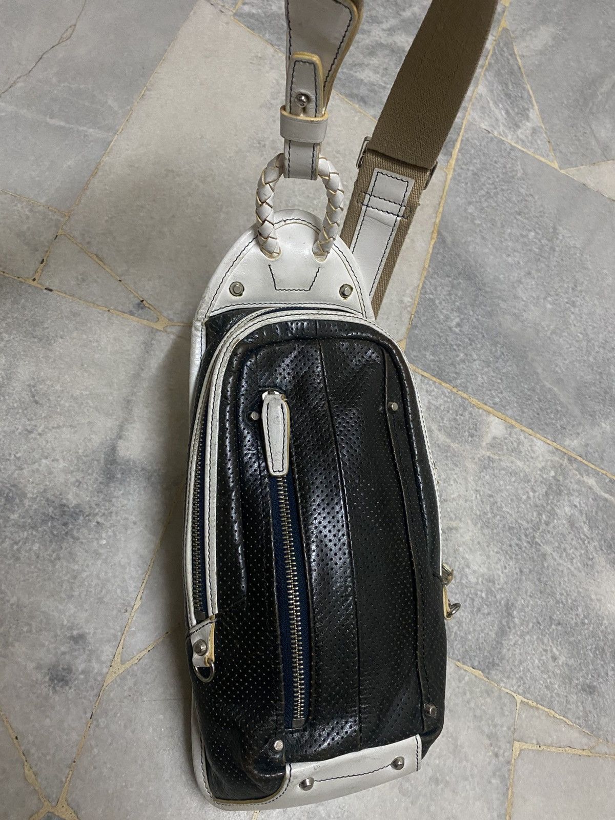 Japanese Brand Kiefer Neu Two Way Leather Craft Japan Crossbody Bag Size 32 - 7 Thumbnail