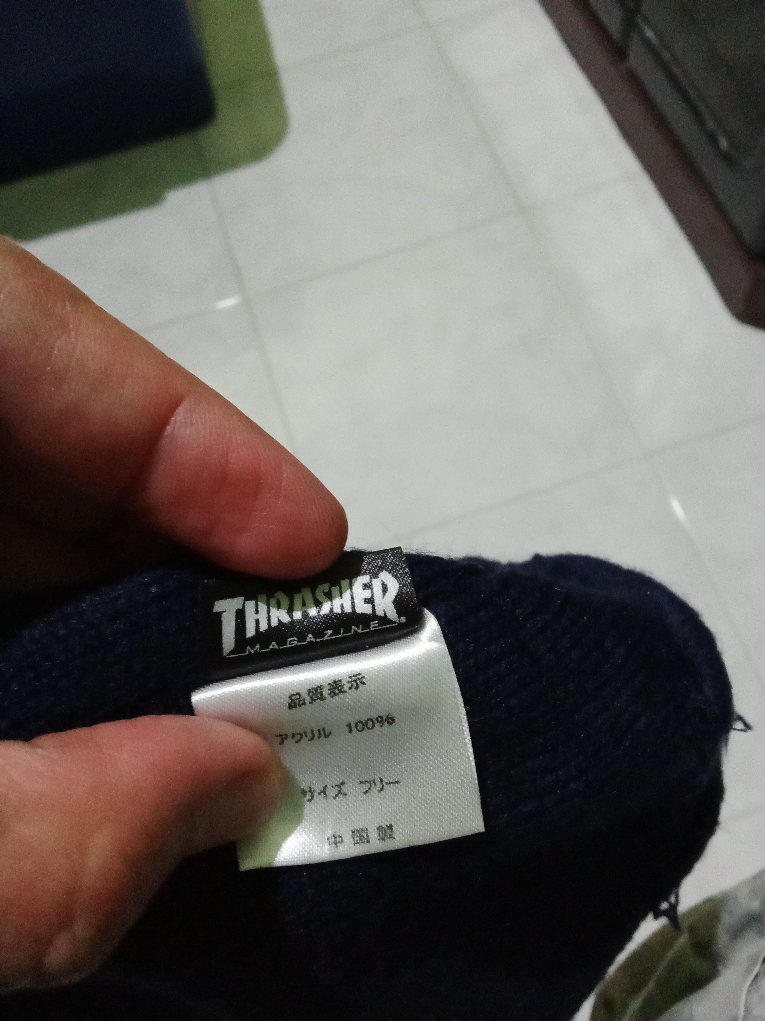 Thrasher × Vintage Thrasher Magazine Beannie Size ONE SIZE - 3 Thumbnail