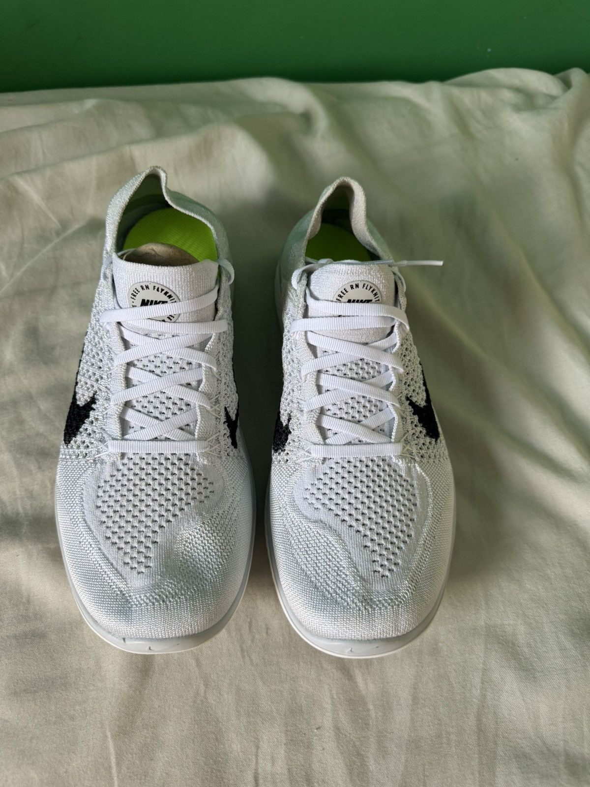 Nike Nike free rn flynit white pure platinum 2018 Size US 11.5 / IT 41.5 - 4 Thumbnail