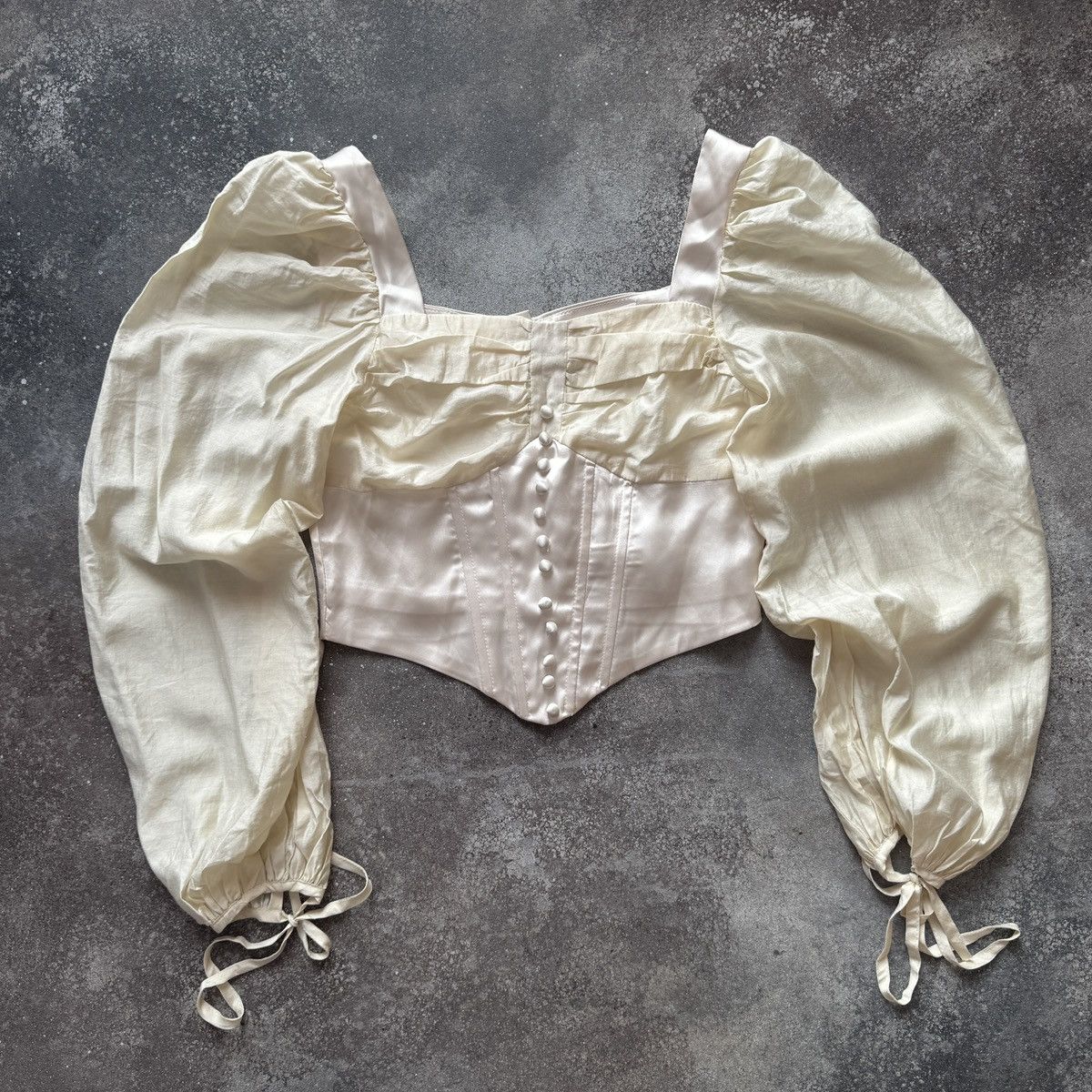 Hysteric Glamour Renaissance Style Vintage Y2K Romantic Fairy Corset Blouse Size M / US 6-8 / IT 42-44 - 1 Thumbnail