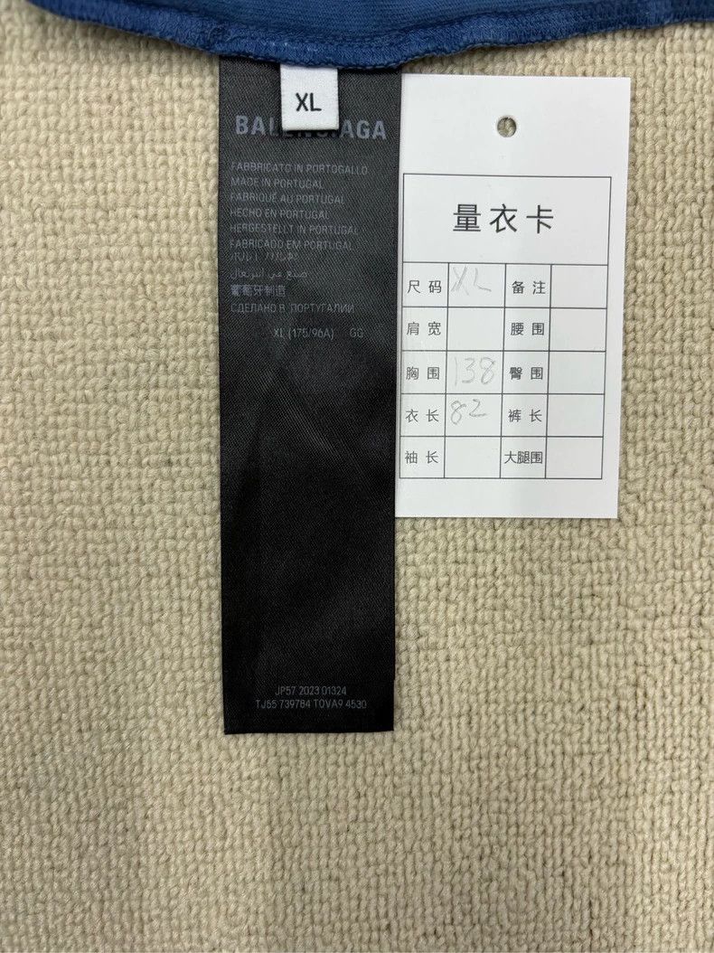 Balenciaga Balenciaga Tape Type T-Shirt Medium Fit In Faded Tape Lette Size US XL / EU 56 / 4 - 5 Thumbnail