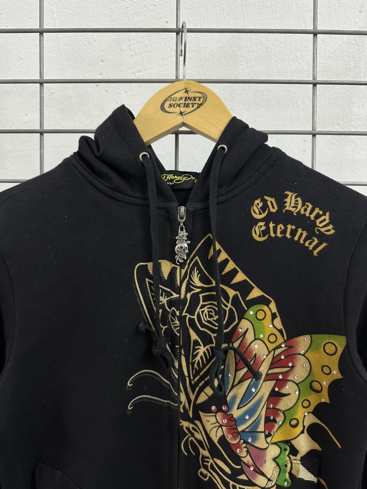 Ed Hardy Vintage Y2K Vibes Ed Hardy Eternal Love Double Zipper Hoodie Size US S / EU 44-46 / 1 - 5 Thumbnail