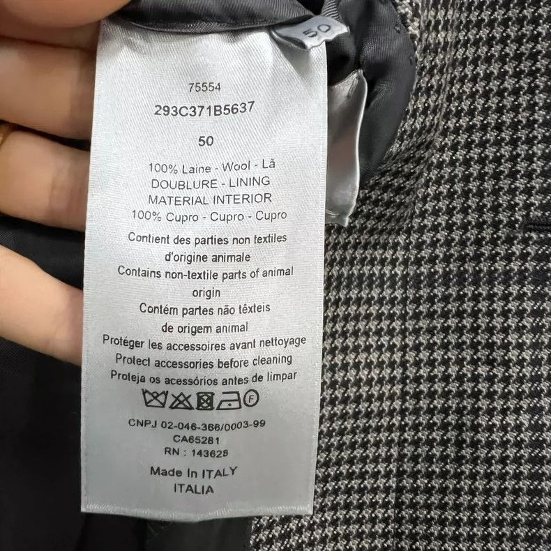 Dior Dior Thousand-bird checkered coat 2502-Nextarrow Size US M / EU 48-50 / 2 - 4 Thumbnail