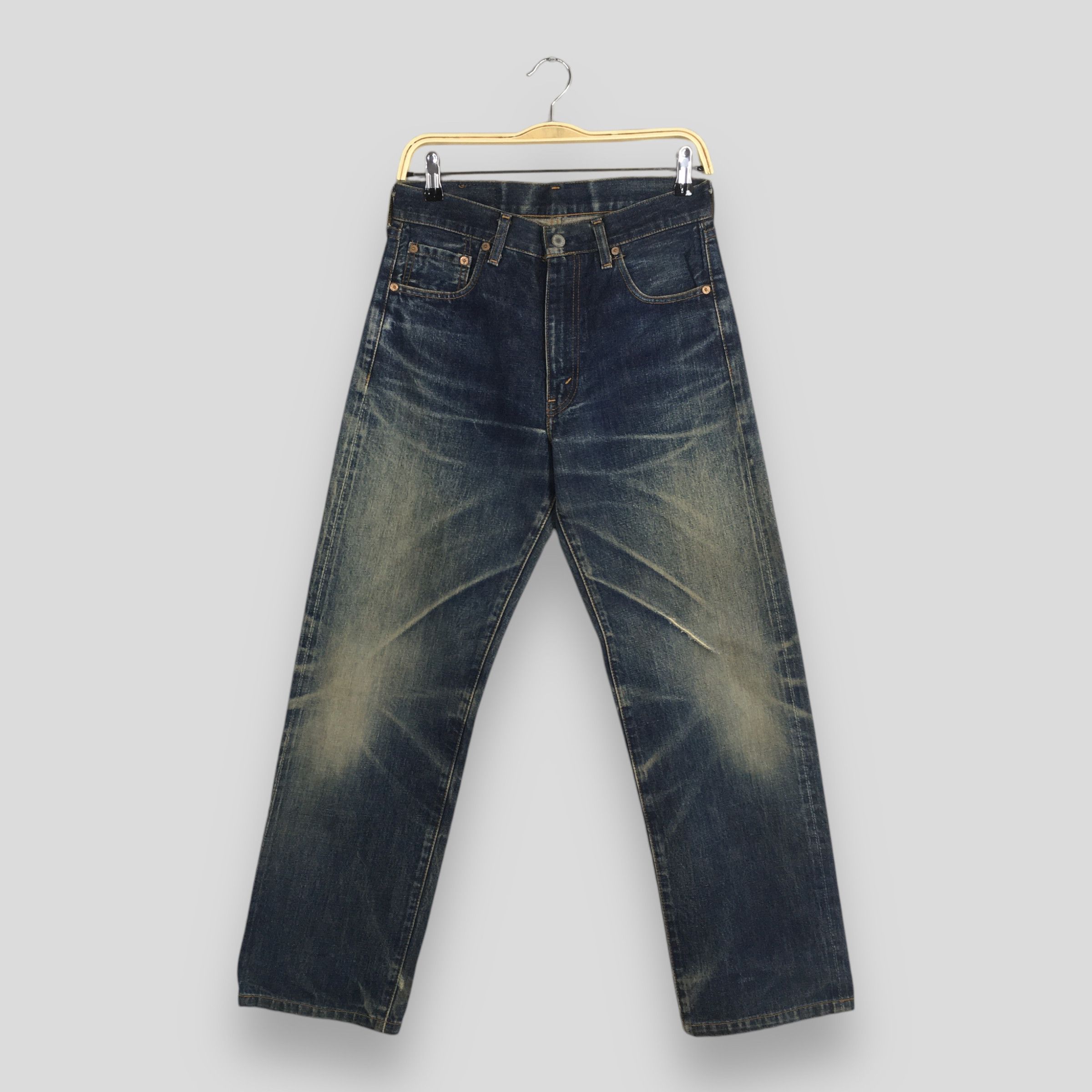 Levi's Size 29x28.5 Vintage 90's Levi's 502 Big E LVC Jeans S1959 Size US 29 - 1 Thumbnail