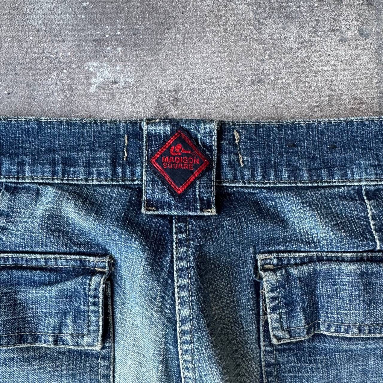 20471120 × If Six Was Nine × Japanese Brand Amazing Vintage Cargo Washed Denim Jeans Y2K Size US 33 - 11 Thumbnail