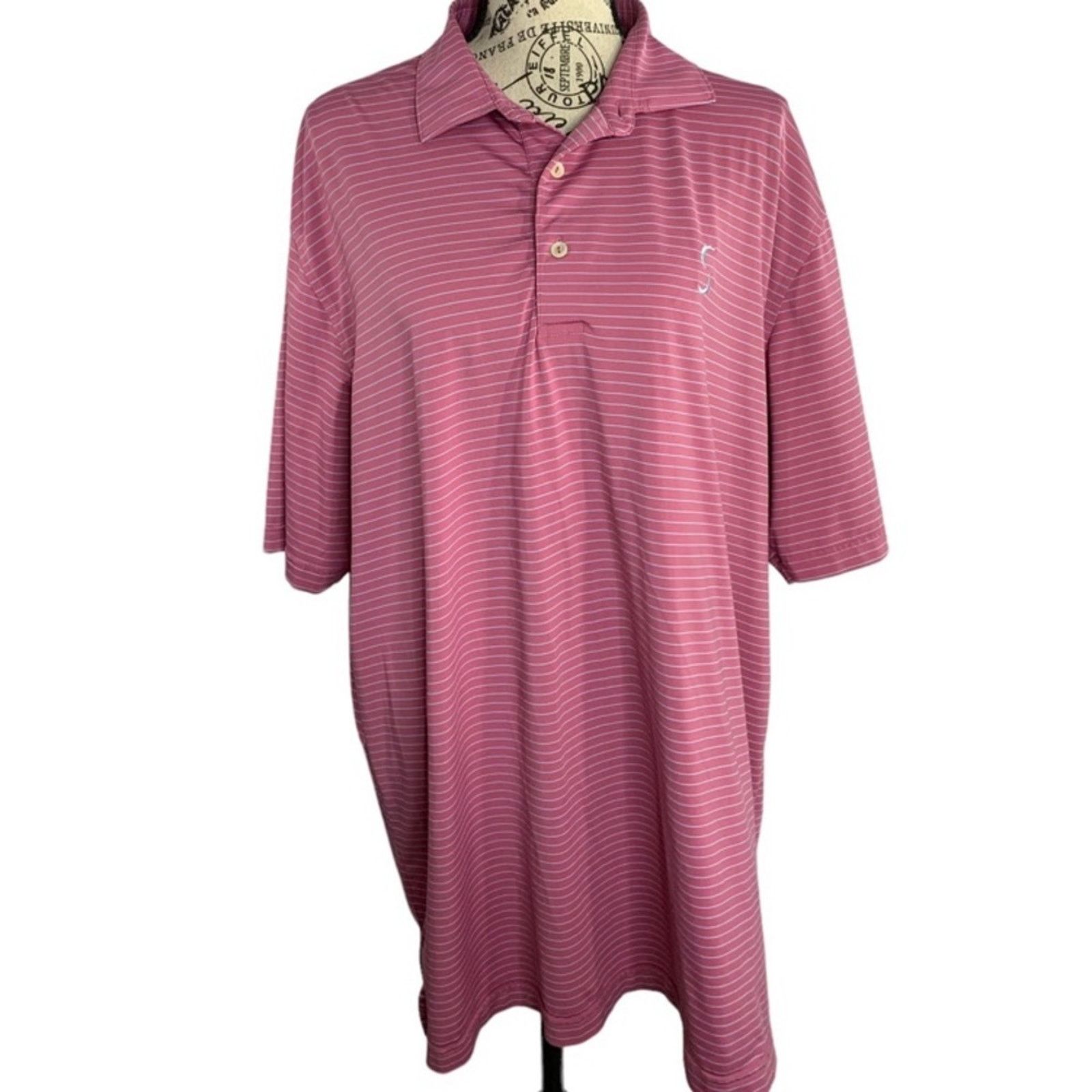 Peter Millar Peter Millar Men's Large Polo Shirt Golf Summer Comfort Size US L / EU 52-54 / 3 - 1 Thumbnail