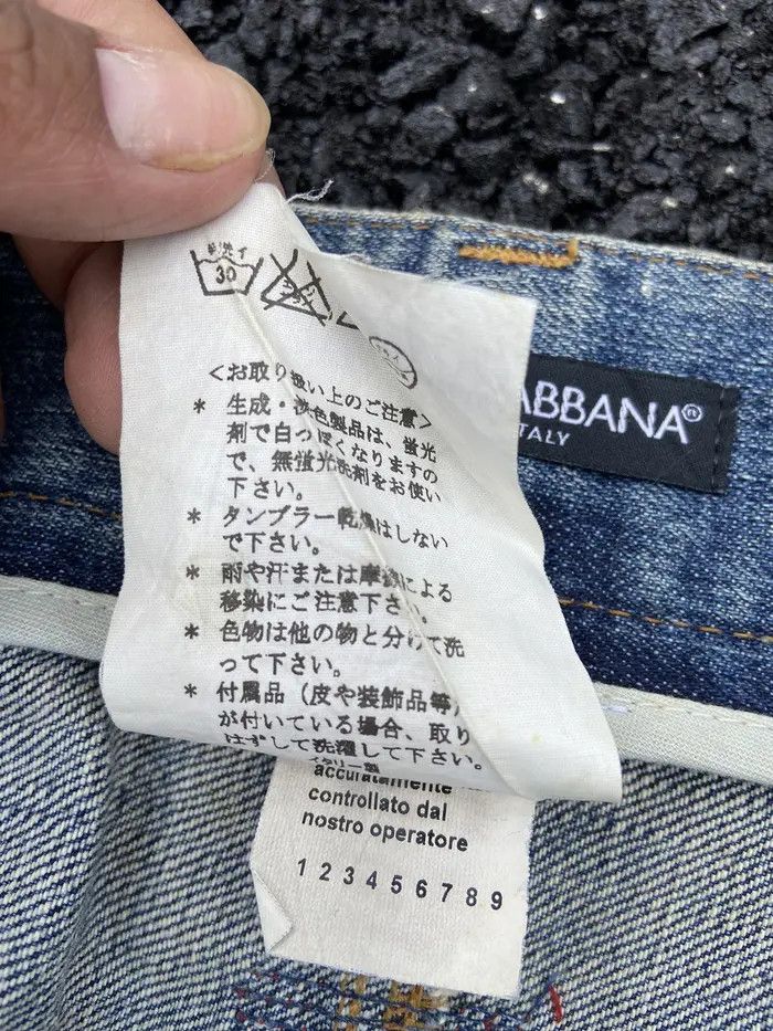 Designer × Dolce & Gabbana DISTRESS DOLCE & GABBANA JEANS Size US 34 / EU 50 - 8 Thumbnail