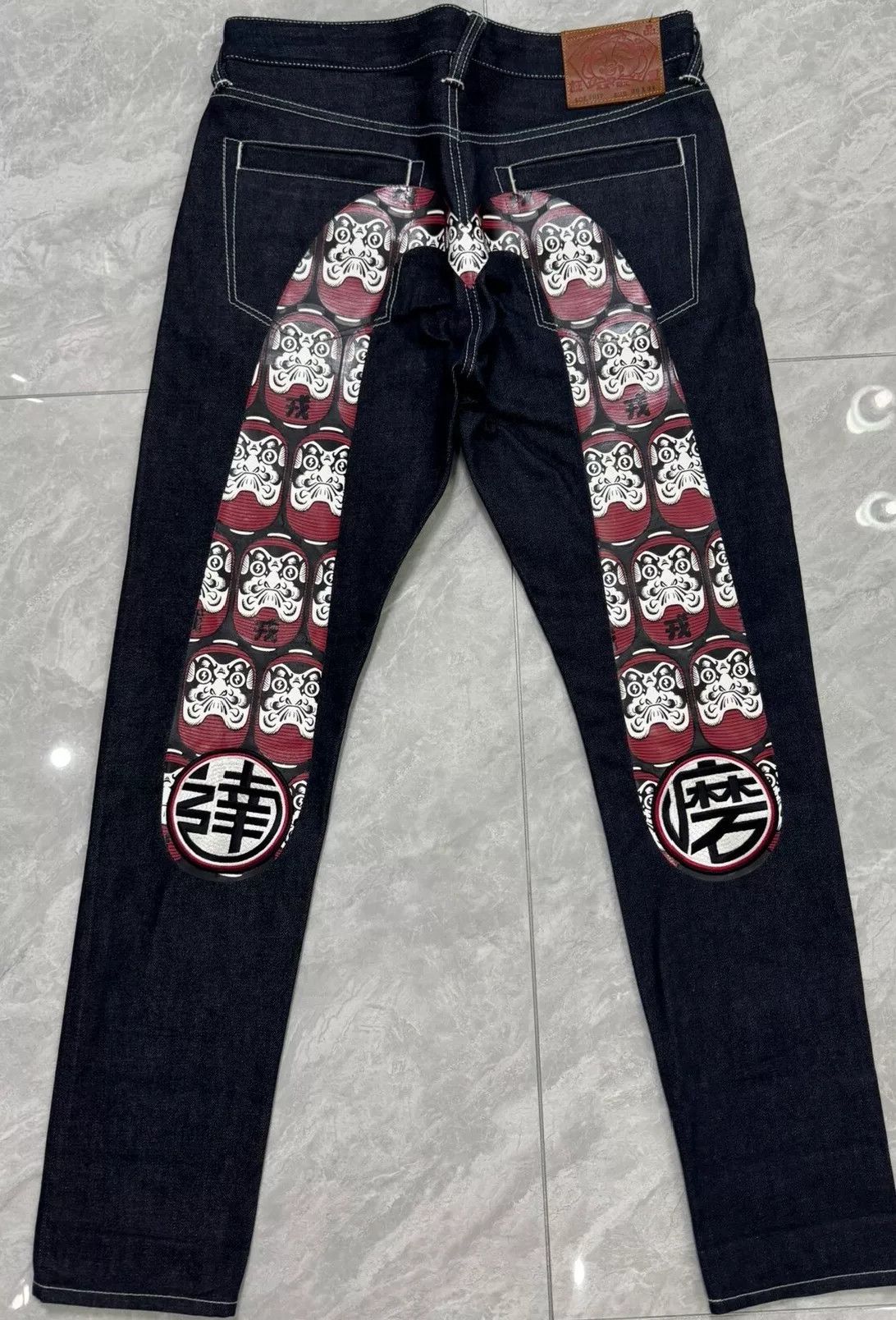Evisu Evisu Daruma Embroidery Big M Jeans Size US 30 / EU 46 - 1 Thumbnail