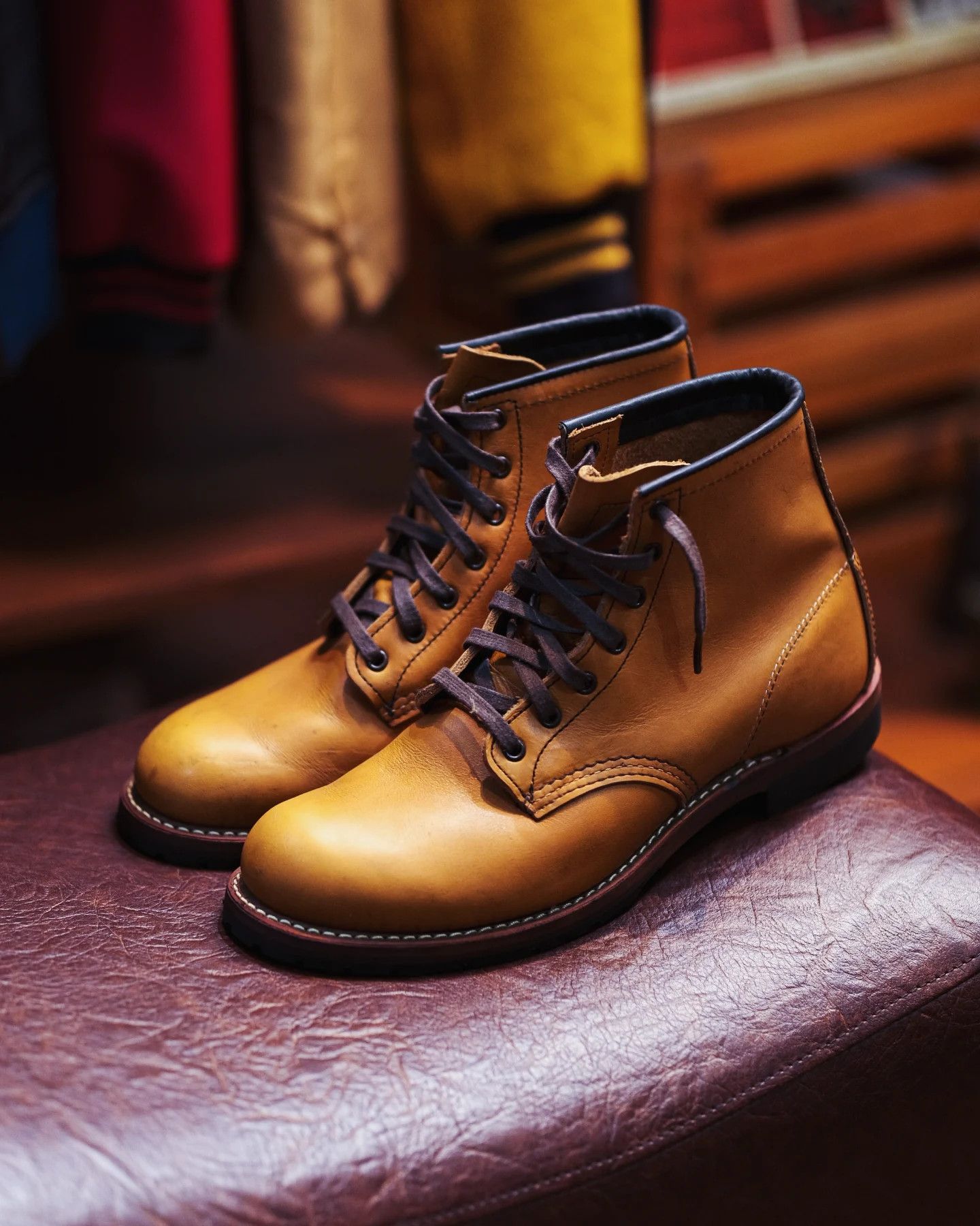 靴 REDWING BECKMAN BOOTS 9013 MADE IN USA Red Wing Heritage 9013 Beckman Chestnut Featherstone Round
