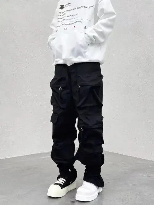 Jean Multi pocket utility grunge baggy cargo pants Size US 36 / EU 52 - 7 Thumbnail