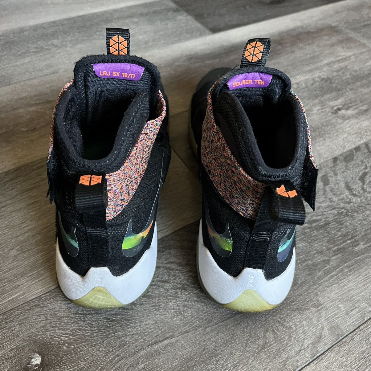 Nike Nike LeBron Soldier 10 Iridescent Zoom Basketball Shoes High Size US 12 / EU 45 - 4 Thumbnail