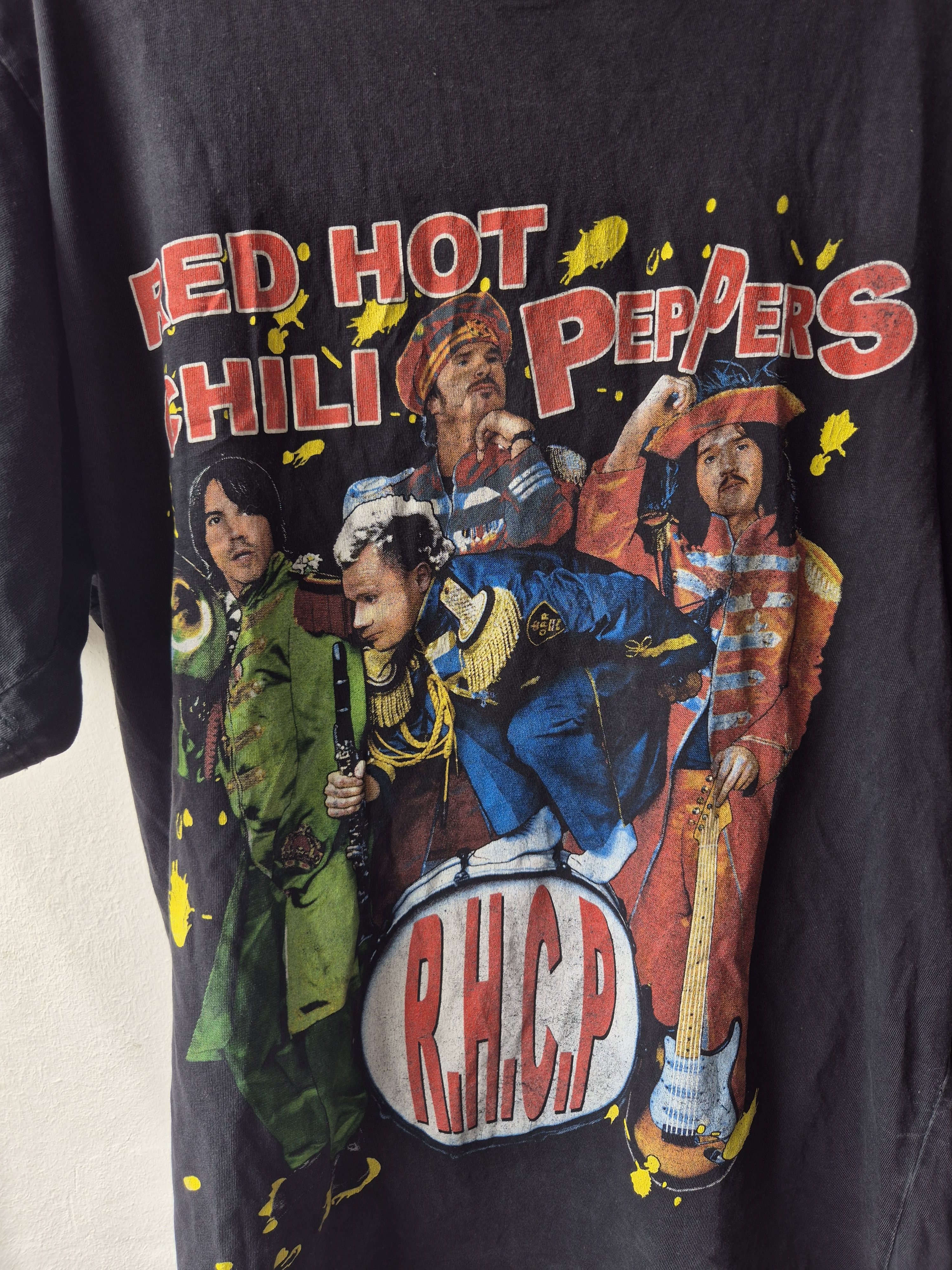 Band Tees Red Hot Chili Peppers 90s Sgt. Pepper Euro Boot Tee Rock@Tee Size US XL / EU 56 / 4 - 3 Thumbnail