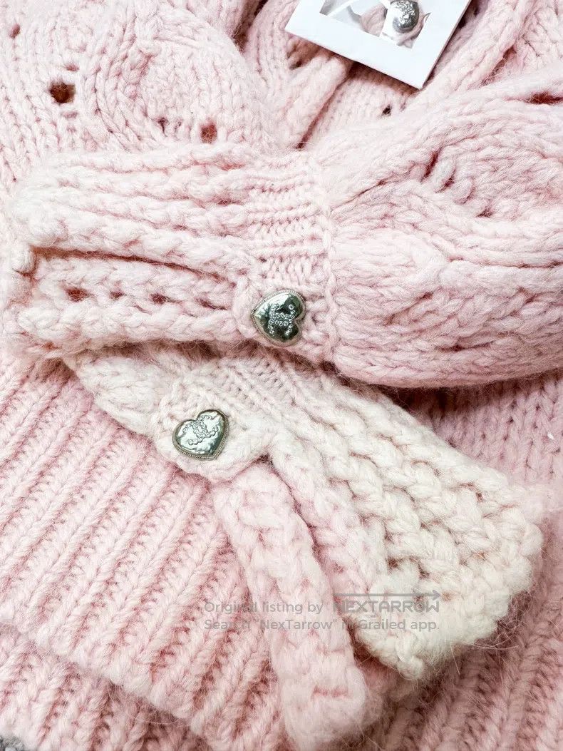 Chanel Chanel Petal shawl bow tie knitted sweater Size XXS / US 00 / IT 34 - 6 Thumbnail
