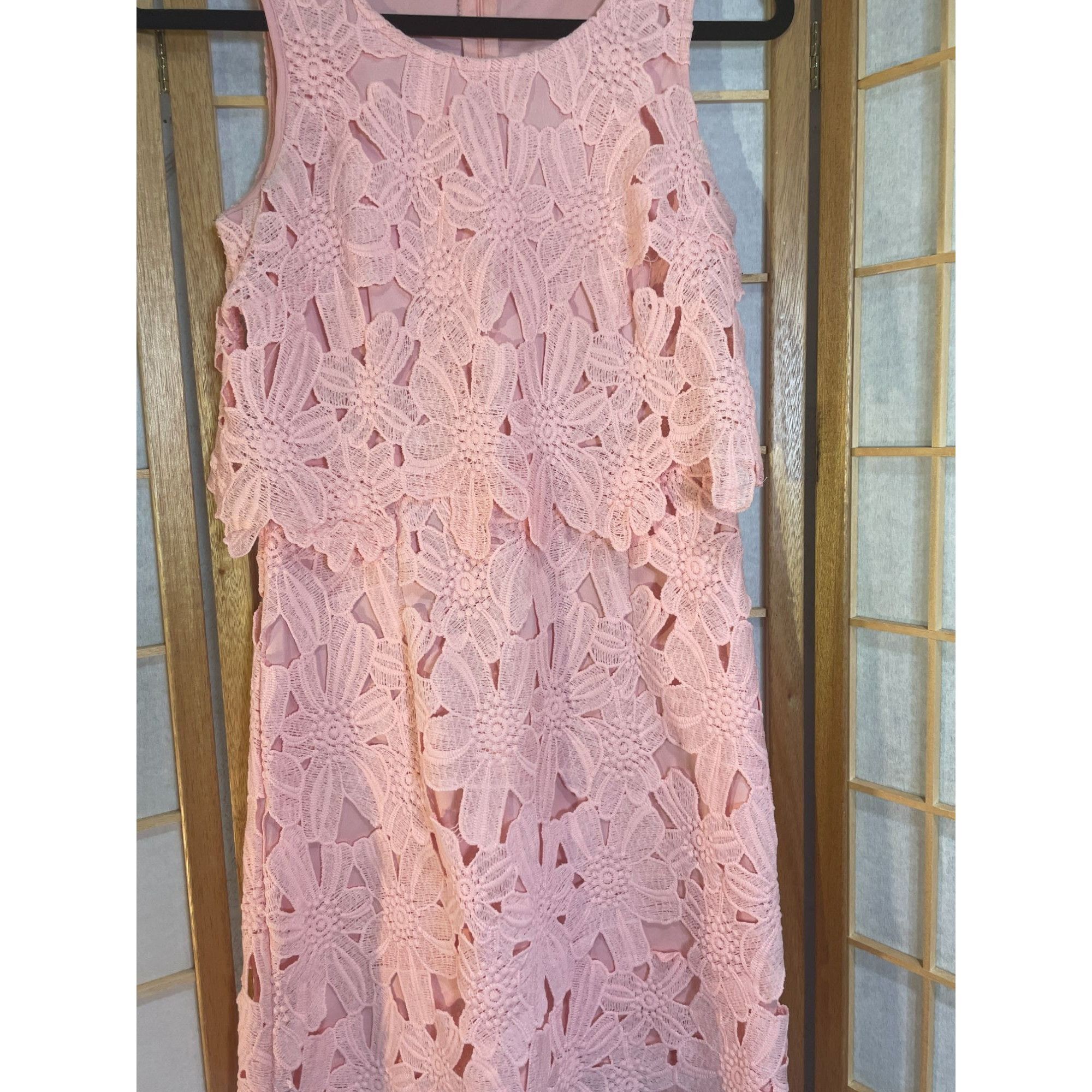 Other Francesca's Miami Sm Lace Floral Dress Size S / US 4 / IT 40 - 5 Thumbnail