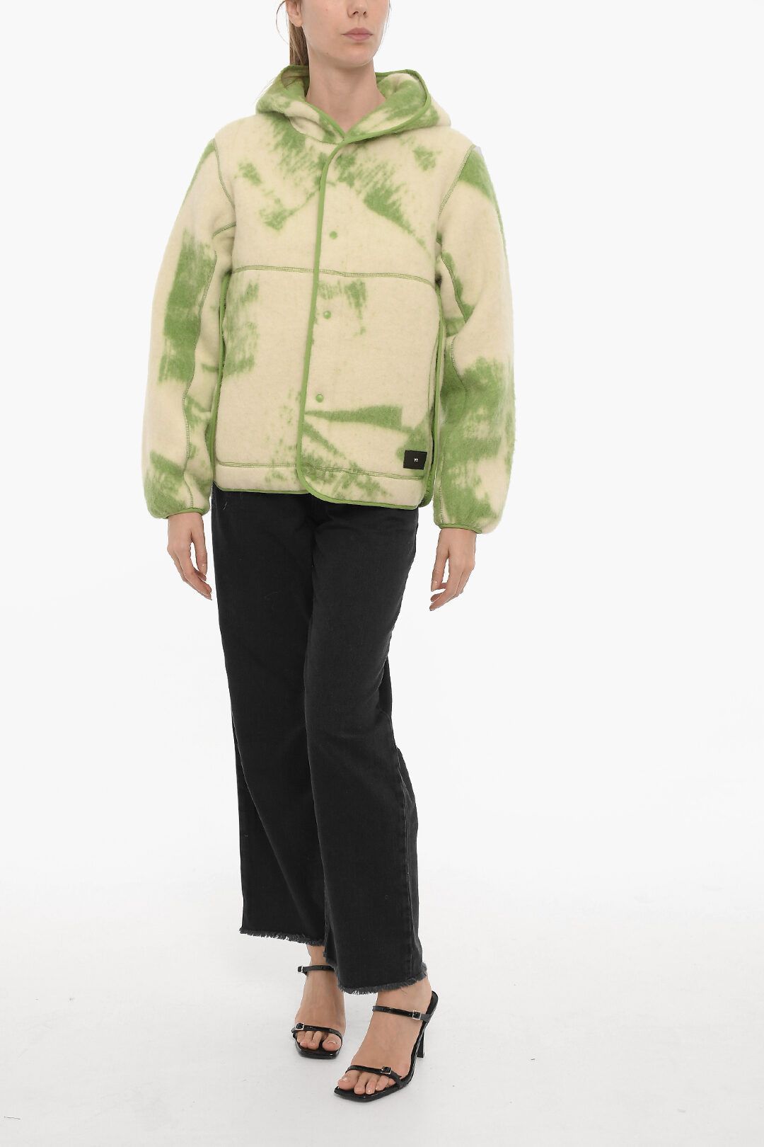 Y-3 × Yohji Yamamoto og1mm0824 Tie-Dye Effect Hooded Jacket Size XXS / US 00 / IT 34 - 5 Thumbnail