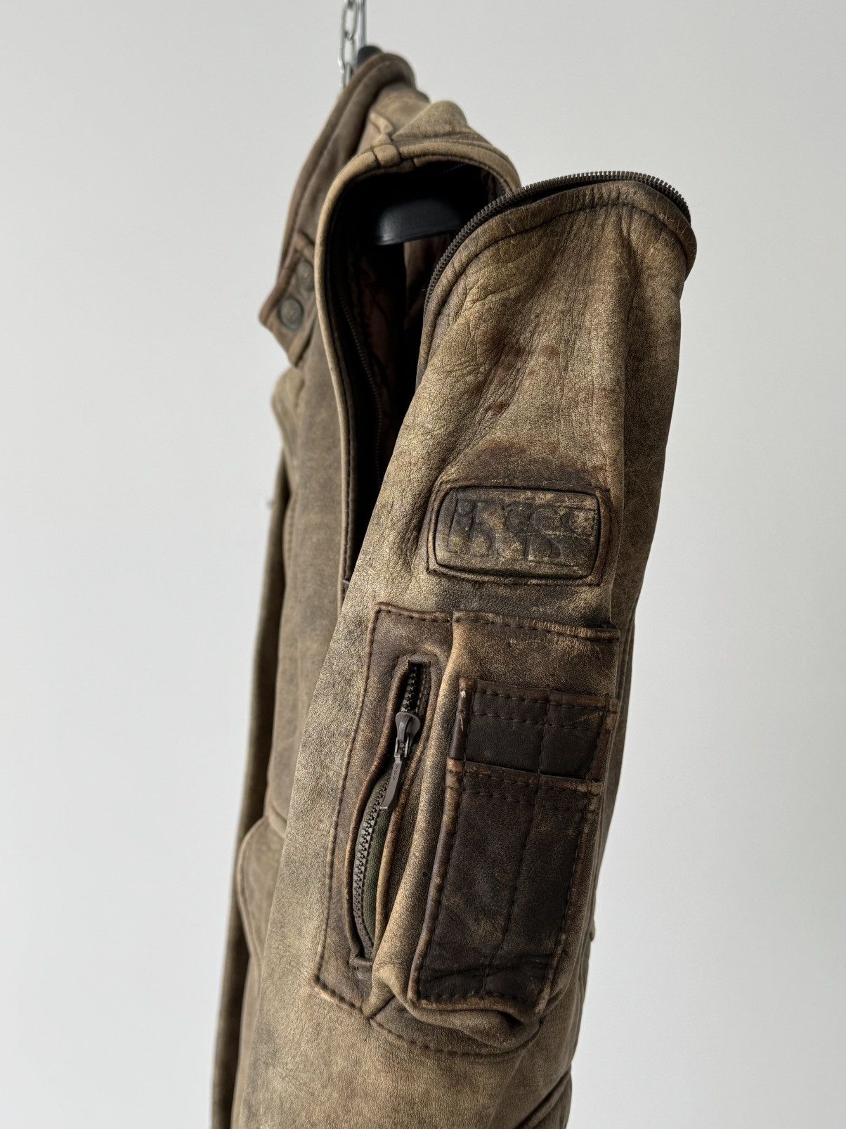 Other Vintage 80s IXS Racing Faded Leather 2 in 1 Moto Jacket Size US M / EU 48-50 / 2 - 6 Thumbnail