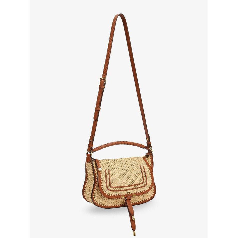 Chloe Chloe Small Clay Brown Soft Raffia Shoulder Bag New & Authen Size ONE SIZE - 3 Thumbnail