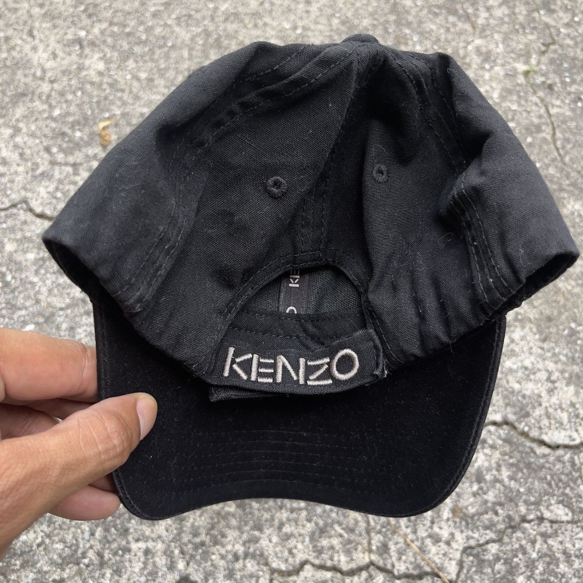 Japanese Brand × Kenzo KENZO Embroidered Tiger Logo Dad Hat Size ONE SIZE - 3 Thumbnail
