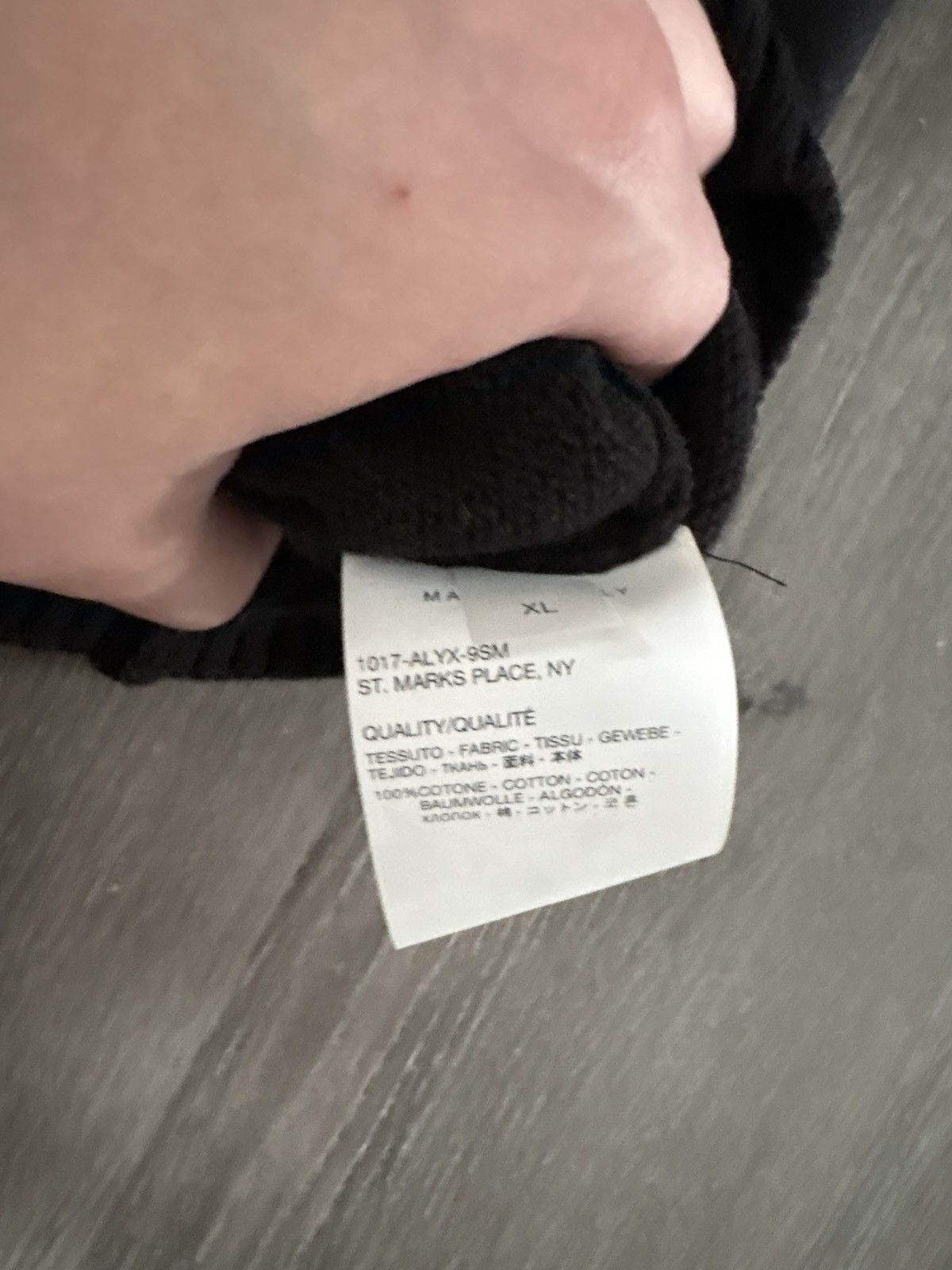 1017 ALYX 9SM black 1017 ALYX 9SM crewneck sweater Size US XL / EU 56 / 4 - 4 Thumbnail