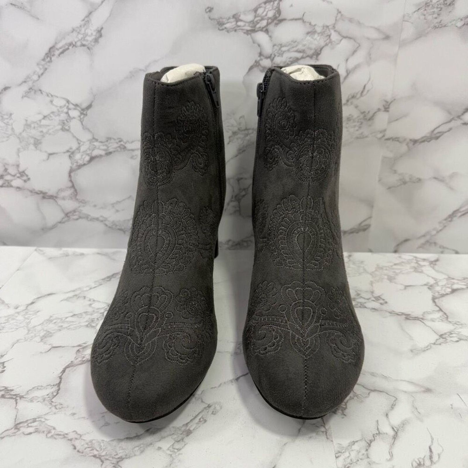 atmos Aomo Love Paisley Embossed Boots sz 10 NEW #M169 Size US 10 / IT 40 - 4 Thumbnail