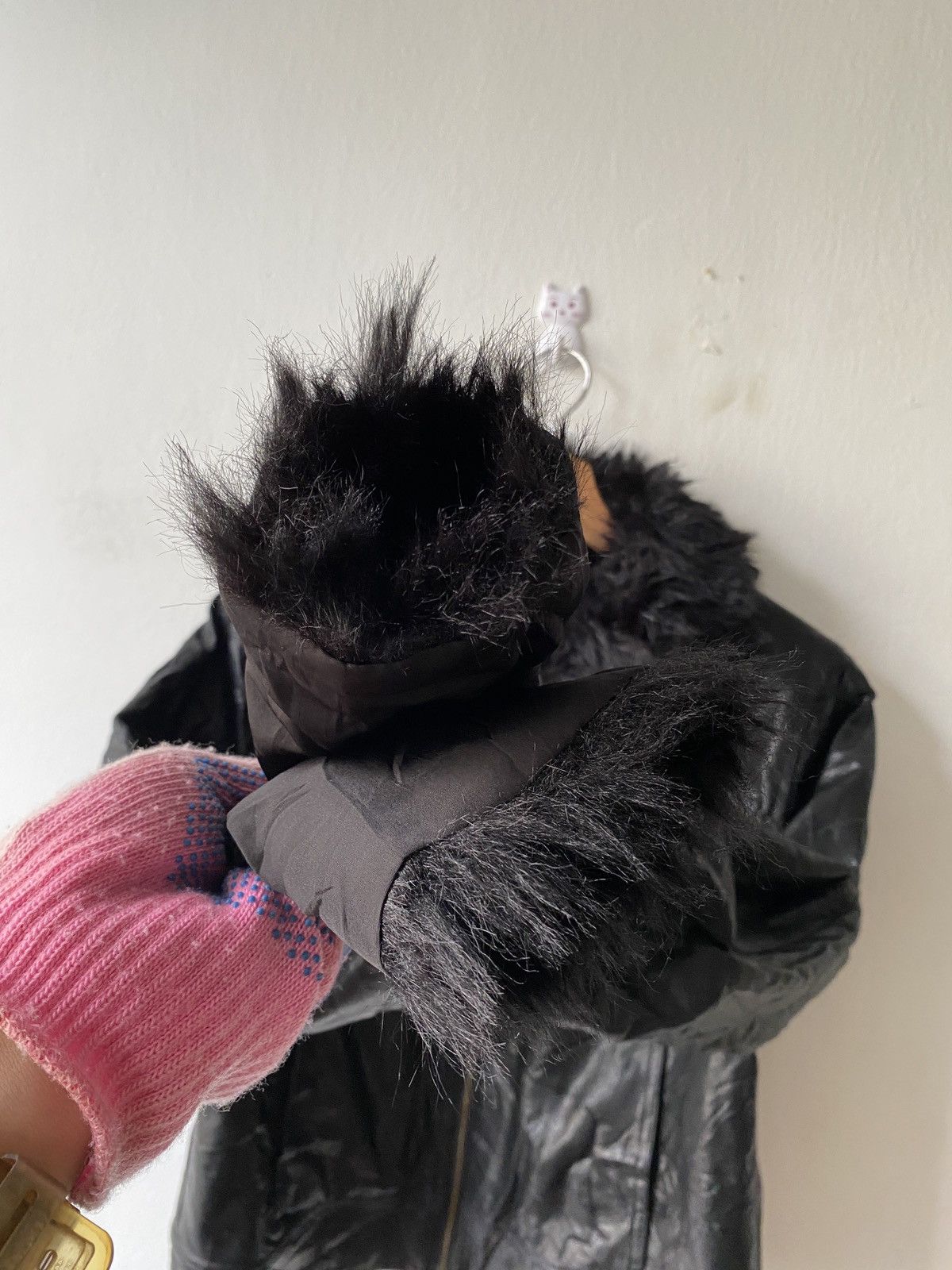 atmos AW2023 Atmos Japan Sherpa Lining Fur Leather Jacket Size US M / EU 48-50 / 2 - 11 Thumbnail