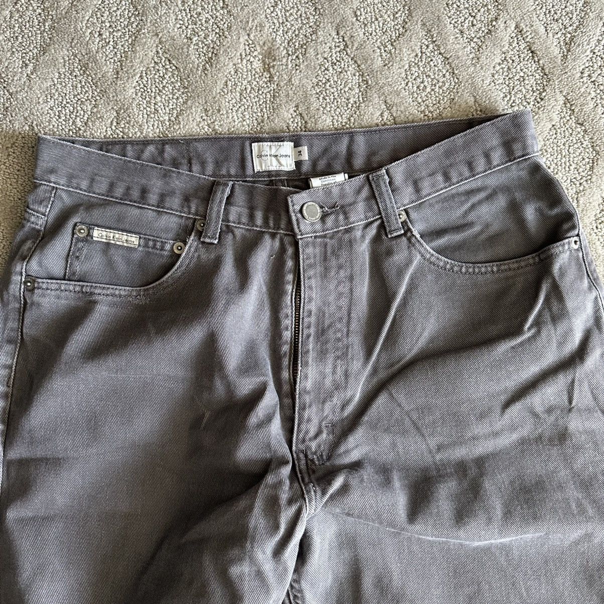Calvin Klein × Vintage Vintage 90s Calvin Klein Denim Size US 33 - 3 Thumbnail
