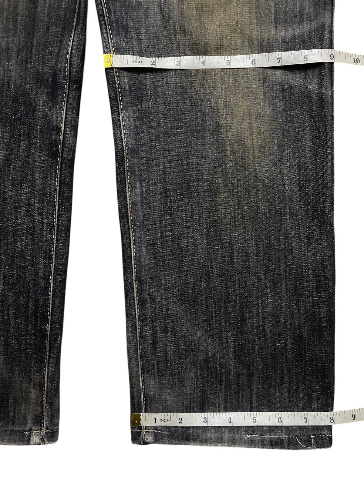 Japanese Brand Vintage Japanese Brand Edwin 403 Distressed Loose Jeans Size US 32 / EU 48 - 15 Thumbnail