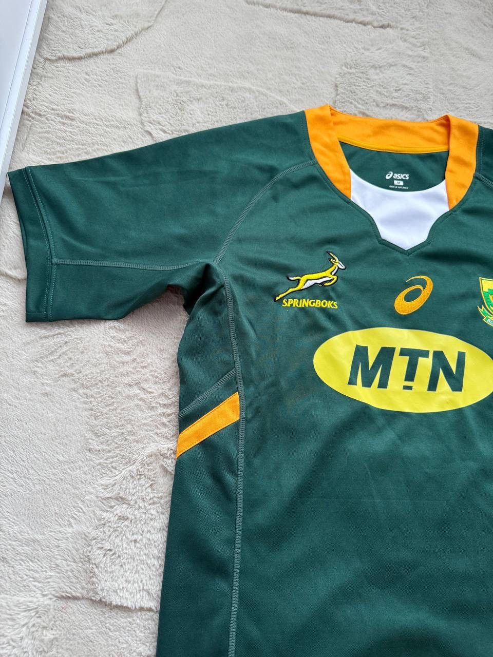 Asics Vintage 90’s Rugby South Africa Springboks Deller Jersey Size US M / EU 48-50 / 2 - 6 Thumbnail