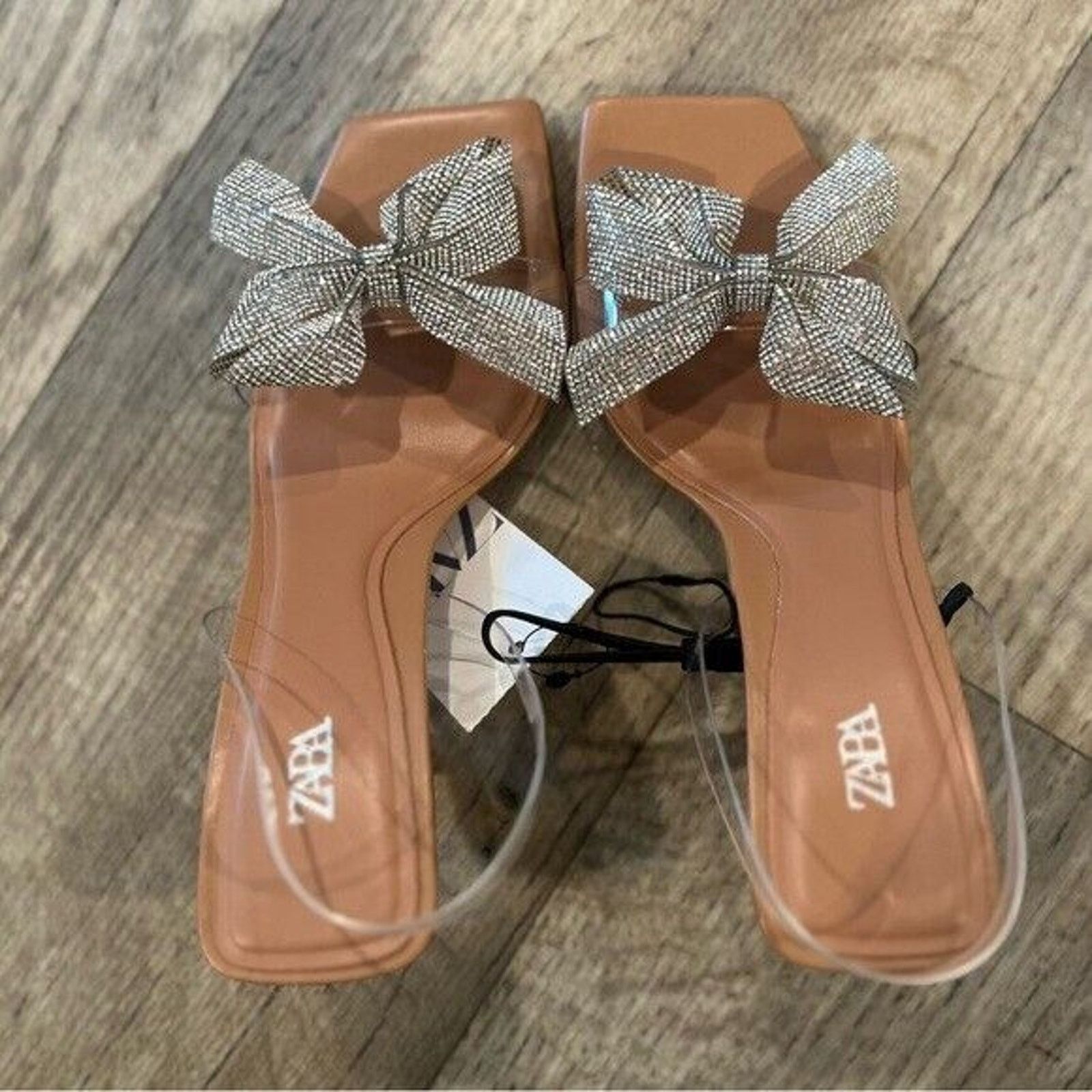 Zara ZARA BLOGGER FAVE!!! Embellished Heels NWT (US 8) Size US 10 / IT 40 - 14 Thumbnail
