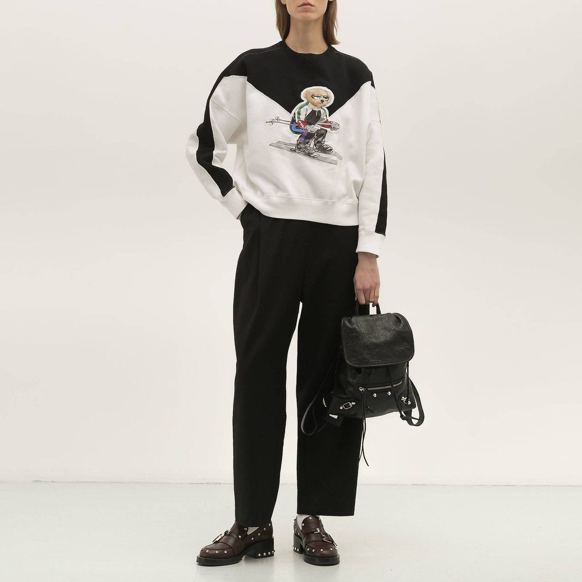 Polo Ralph Lauren 🔥Ralph Lauren Polo Bear Ski Women’s Boxy Fleece Sweatshirt Size M / US 6-8 / IT 42-44 - 16 Thumbnail