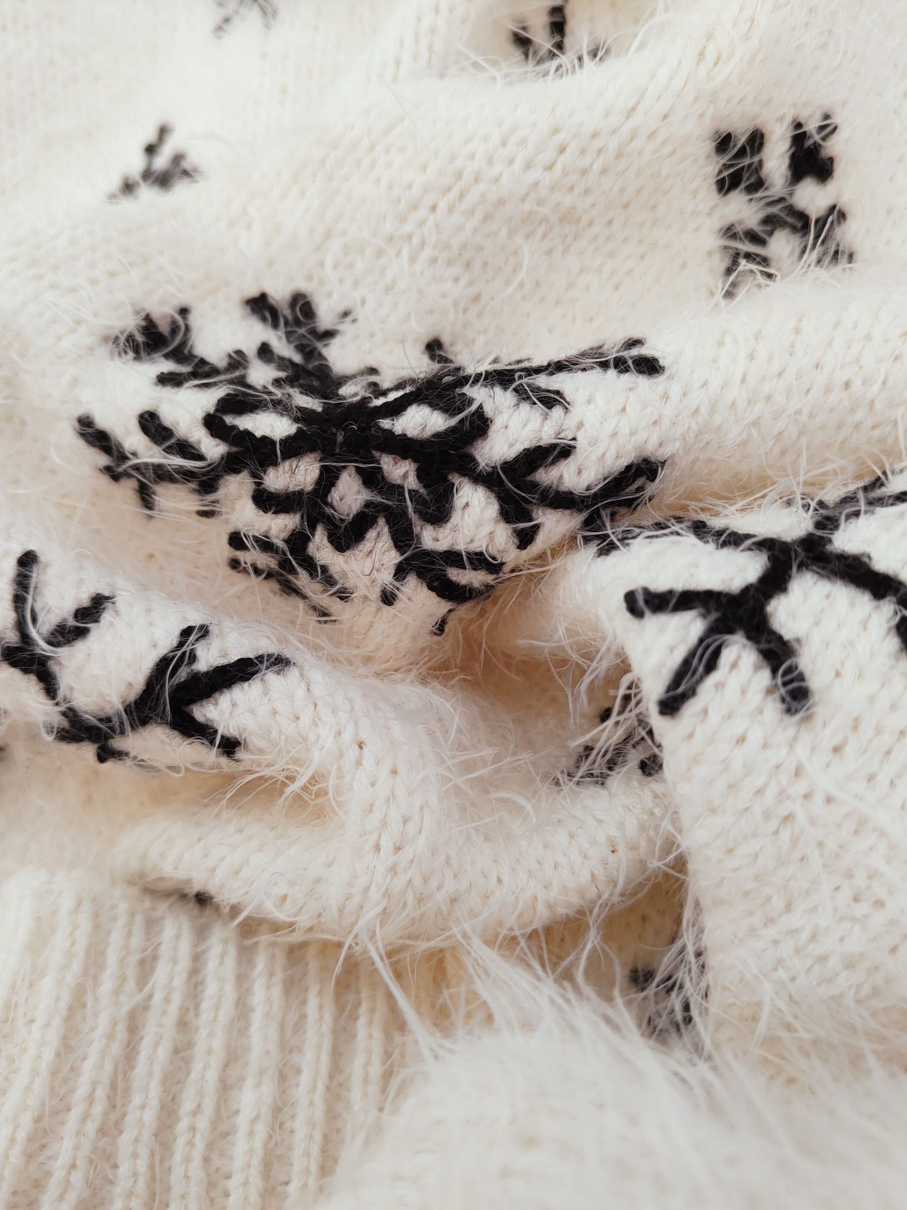 Japanese Brand Japanese Brand Ivory Shag Shaggy Fur Mohair Knitwear #W769 Size S / US 4 / IT 40 - 10 Thumbnail