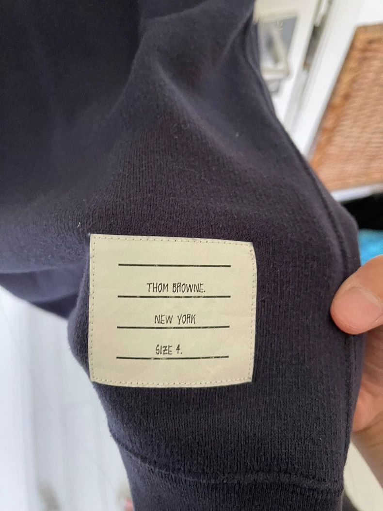 Thom Browne Thom browne The first Navy sweatshirt 2503-Nextarrow Size US XL / EU 56 / 4 - 4 Thumbnail
