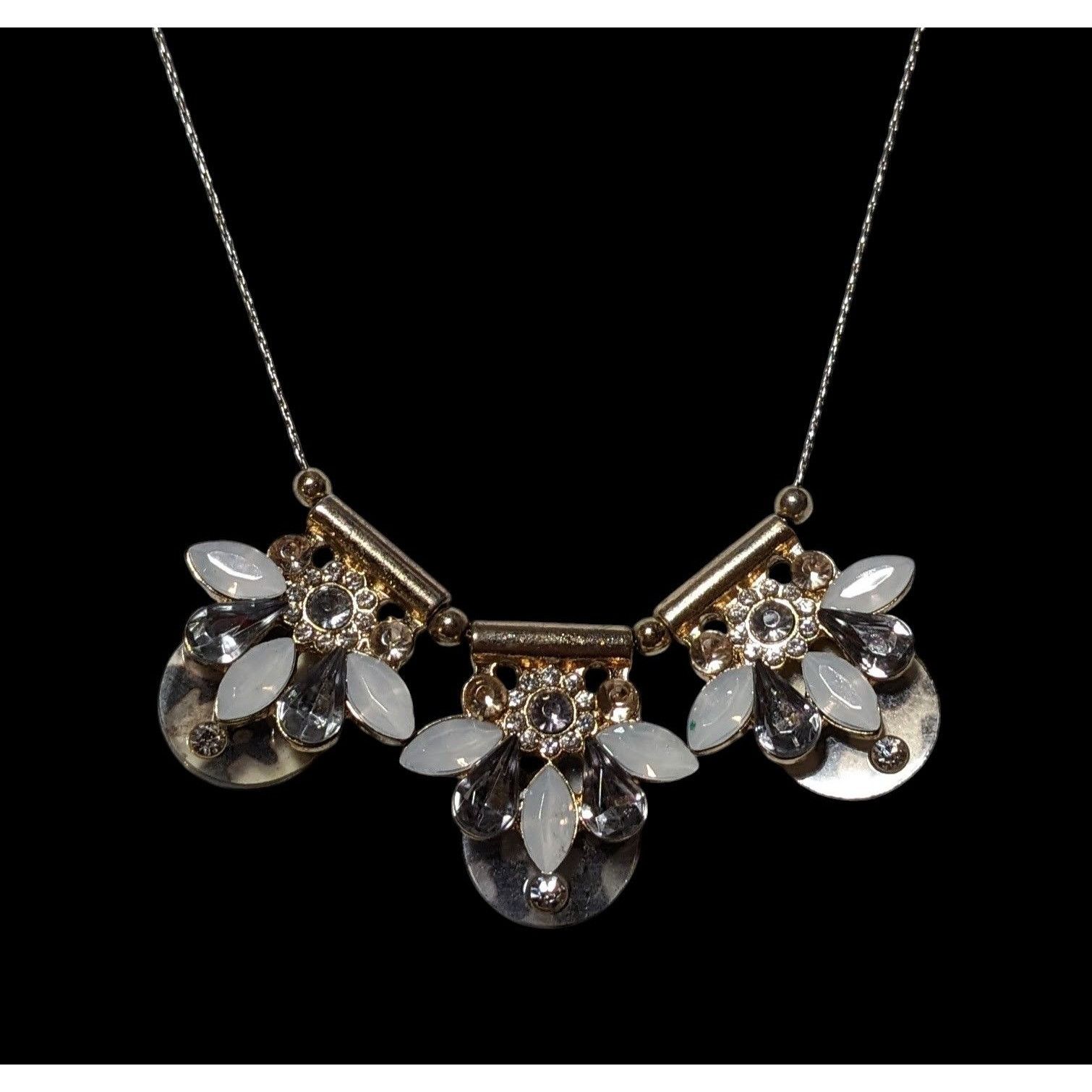 Other Y2K Glam Gemmed Floral Statement Necklace Size ONE SIZE - 2 Thumbnail