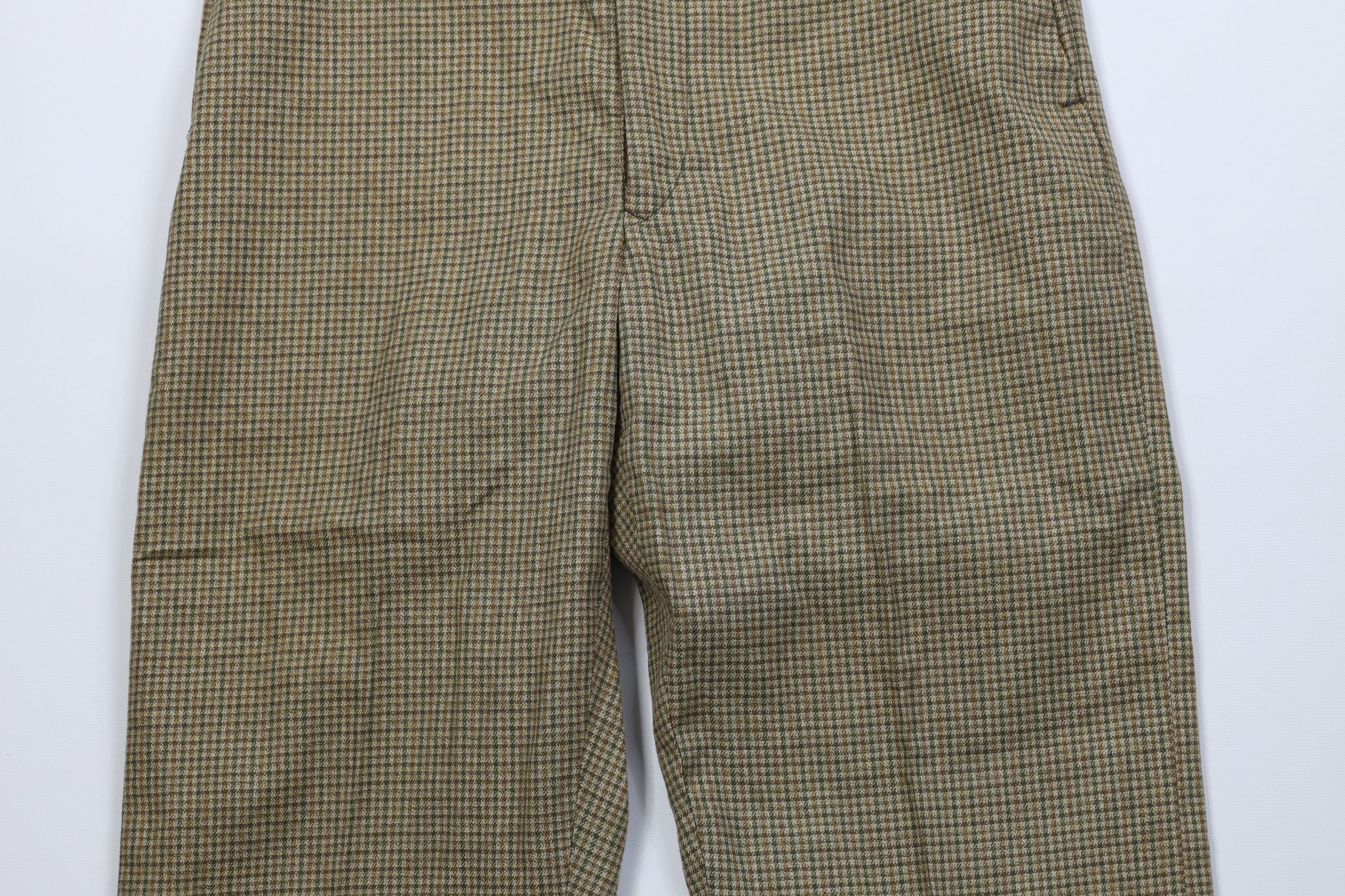Vintage Vintage 50s Streetwear Straight Leg Chino Pants Plaid USA Size US 28 / EU 44 - 3 Thumbnail