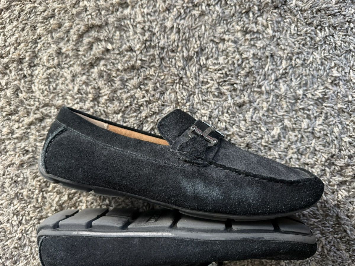 Alfani Alfani Suede Formal Black dress loafers Size US 9.5 / EU 42-43 - 3 Thumbnail