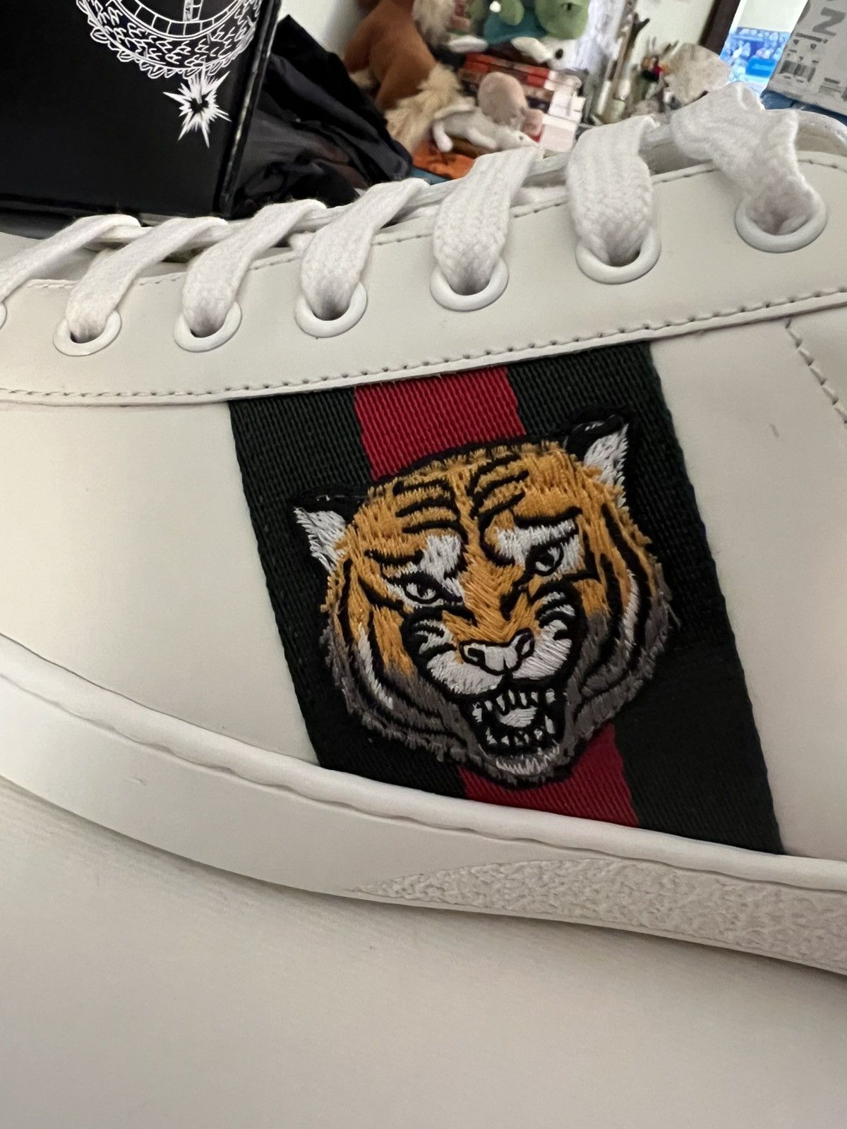 Gucci Gucci New Ace GRG Tiger Sneaker - UK 10 Size US 10.5 / EU 43-44 - 8 Thumbnail