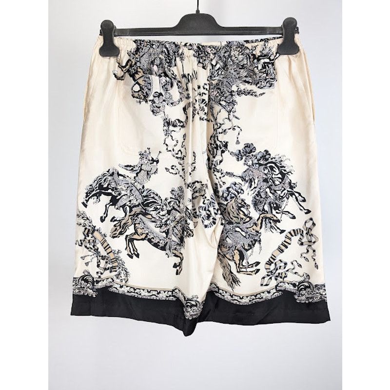 Gucci o1rshd1 Roi Soleil Short On TW Prt in Ivory/Black/Mc Size US 34 / EU 50 - 9 Thumbnail