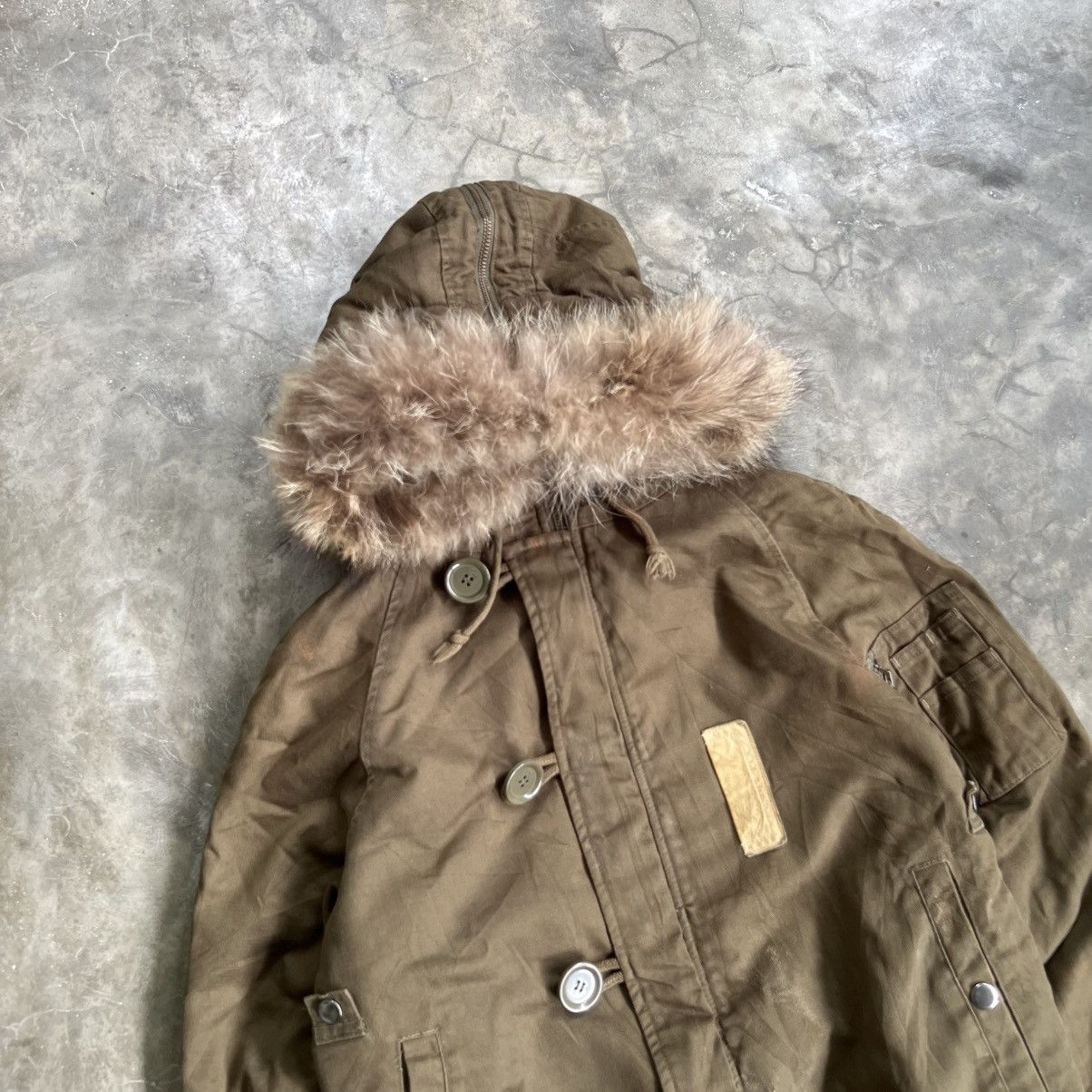 Beams Japan 2000s Beams Boy Type N 2B Military Fur Hoodie Jacket Size US M / EU 48-50 / 2 - 2 Thumbnail