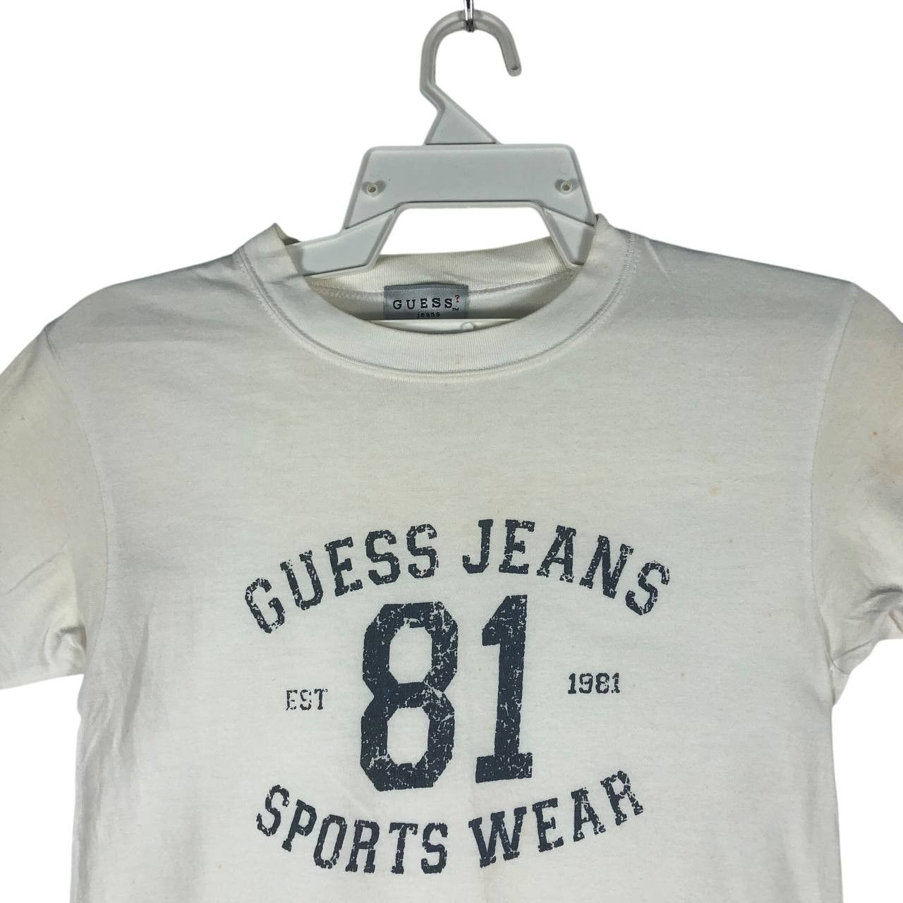 Guess × Vintage Vintage Guess Jeans 81 White T-shirt Size US S / EU 44-46 / 1 - 2 Thumbnail