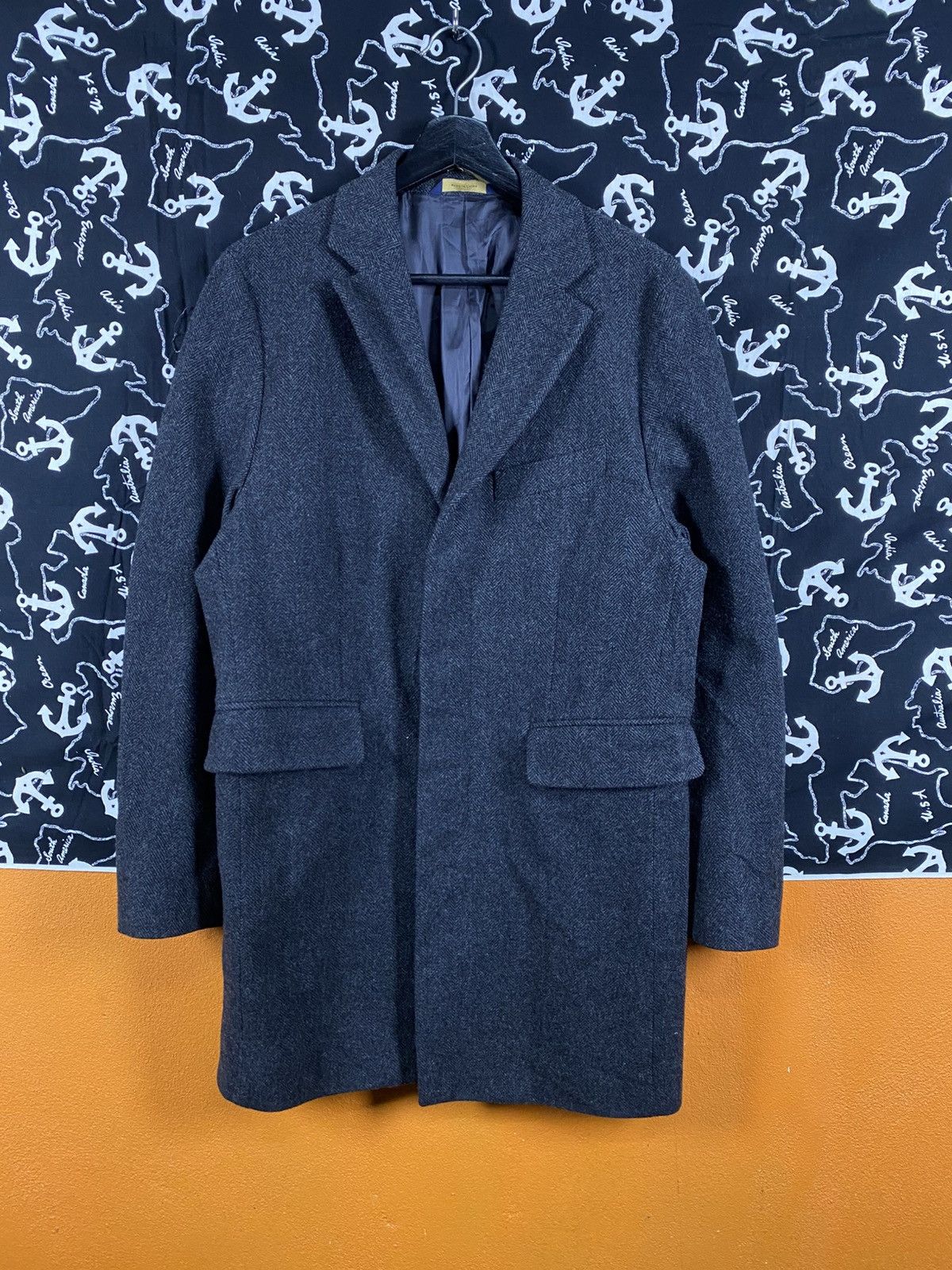 Brooks Brothers Vintage Brooks Brothers Brookstorm Regent Fit Wool GreyCoat Size US S / EU 44-46 / 1 - 3 Thumbnail