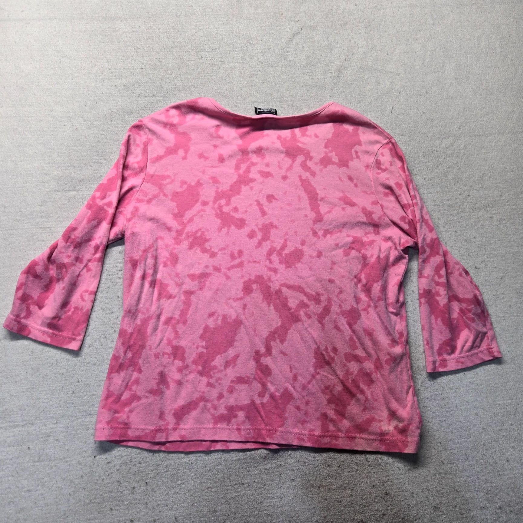 Pinko Southern Lady Shirt Womens T-Shirt Floral Pink Flowers Half Sleeve Large L Adult Size L / US 10 / IT 46 - 7 Thumbnail