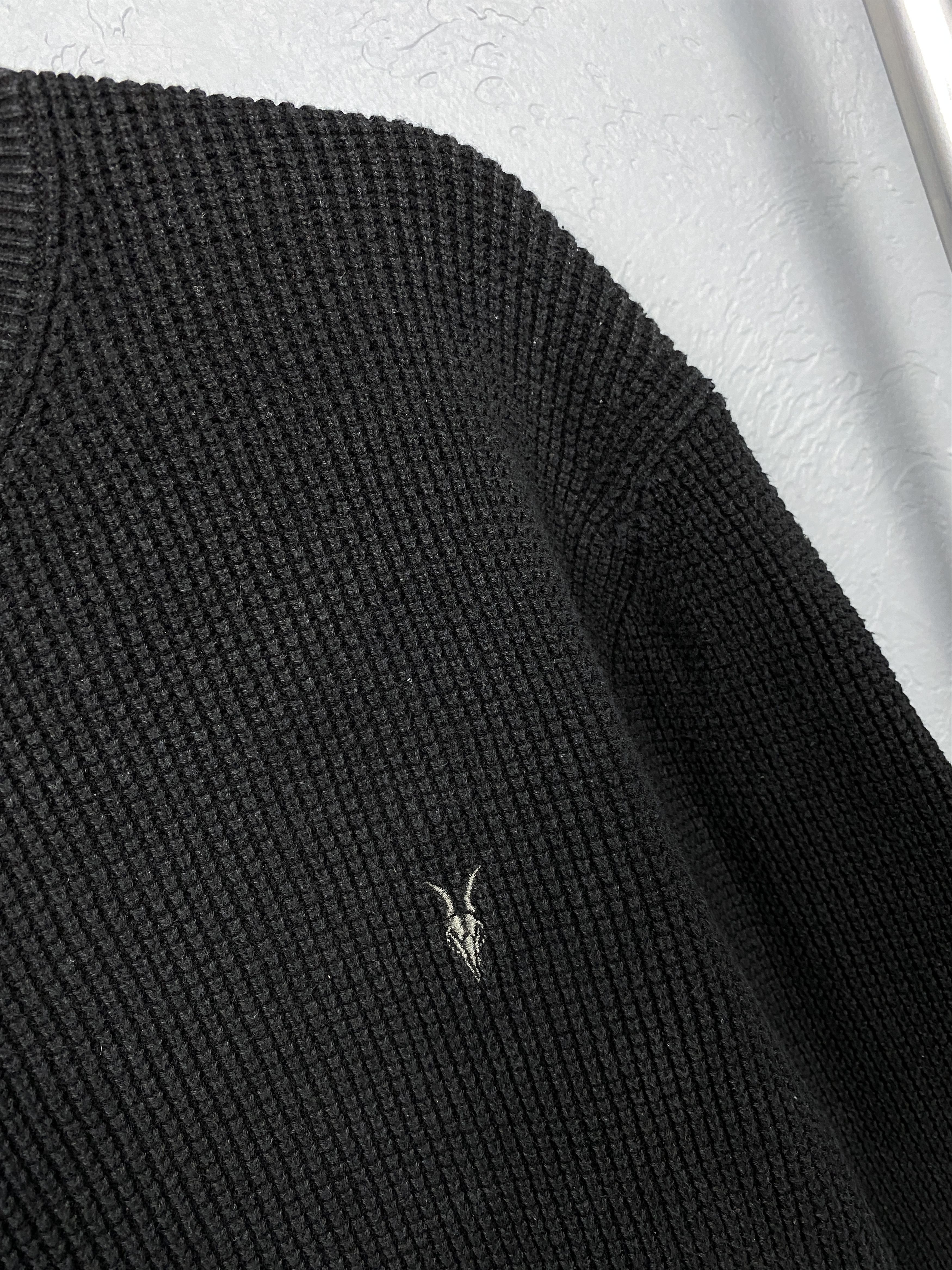 Allsaints Allsaints Mens Trias Crew Neck Knit Sweater Size US L / EU 52-54 / 3 - 3 Thumbnail