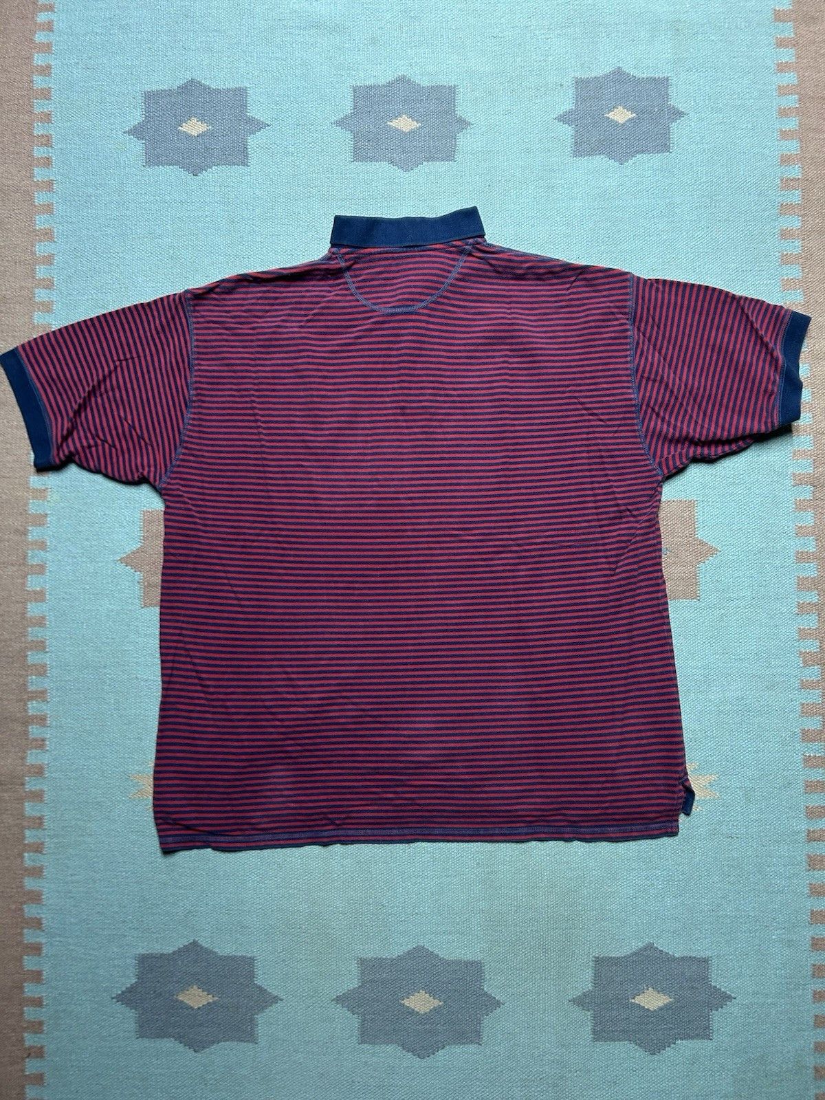 Vintage Vtg polo shirt bugs bunny Warner bros striped cartoon XXL Size US XXL / EU 58 / 5 - 5 Thumbnail
