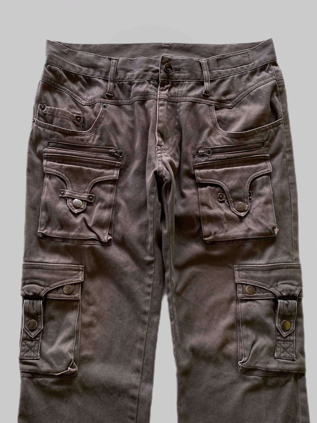 If Six Was Nine × Japanese Brand Slimfit Multipocket Cargo Pants Size US 32 / EU 48 - 2 Thumbnail